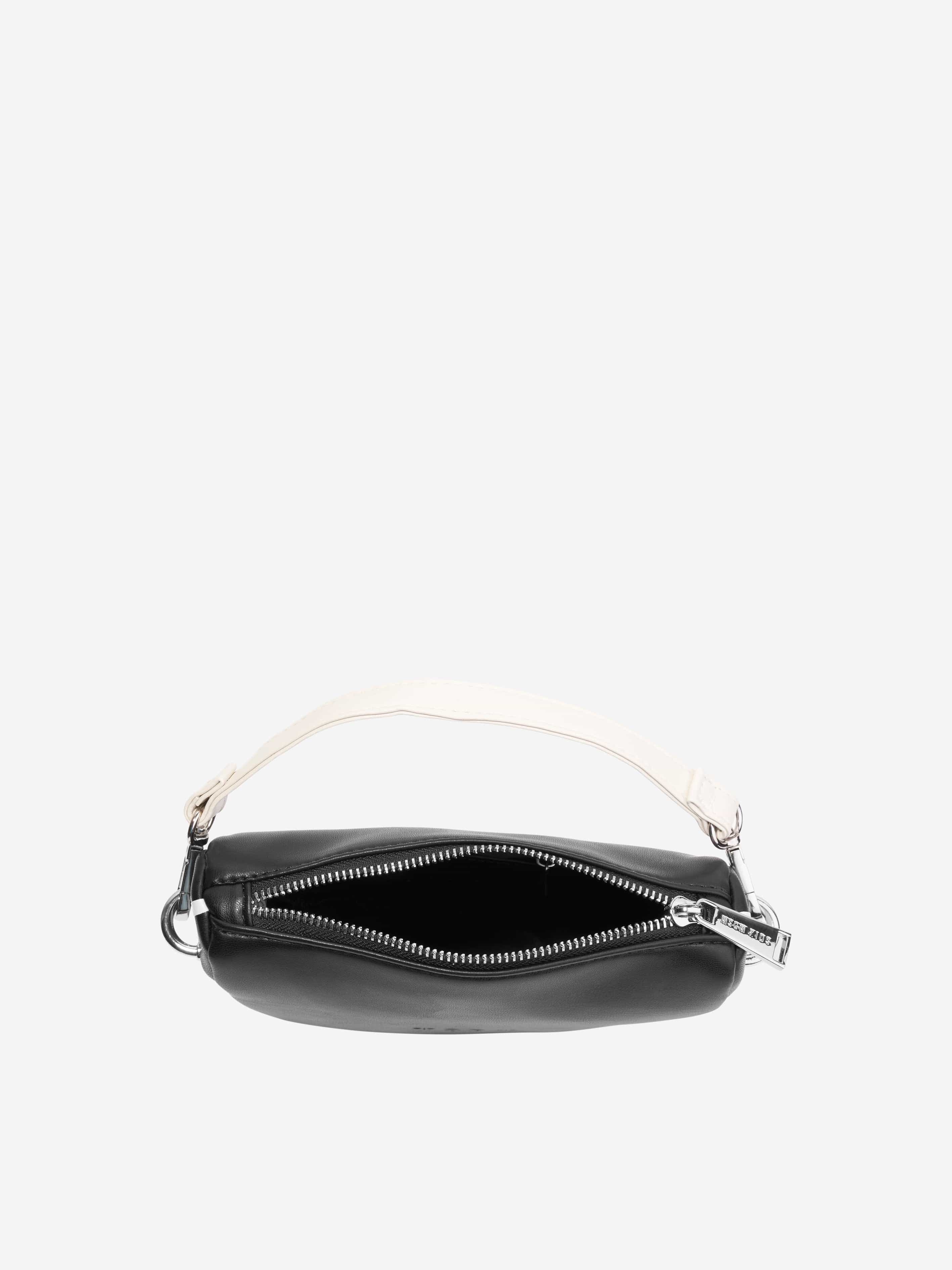 MSGM Girls Eco-Leather Shoulder Bag in Black