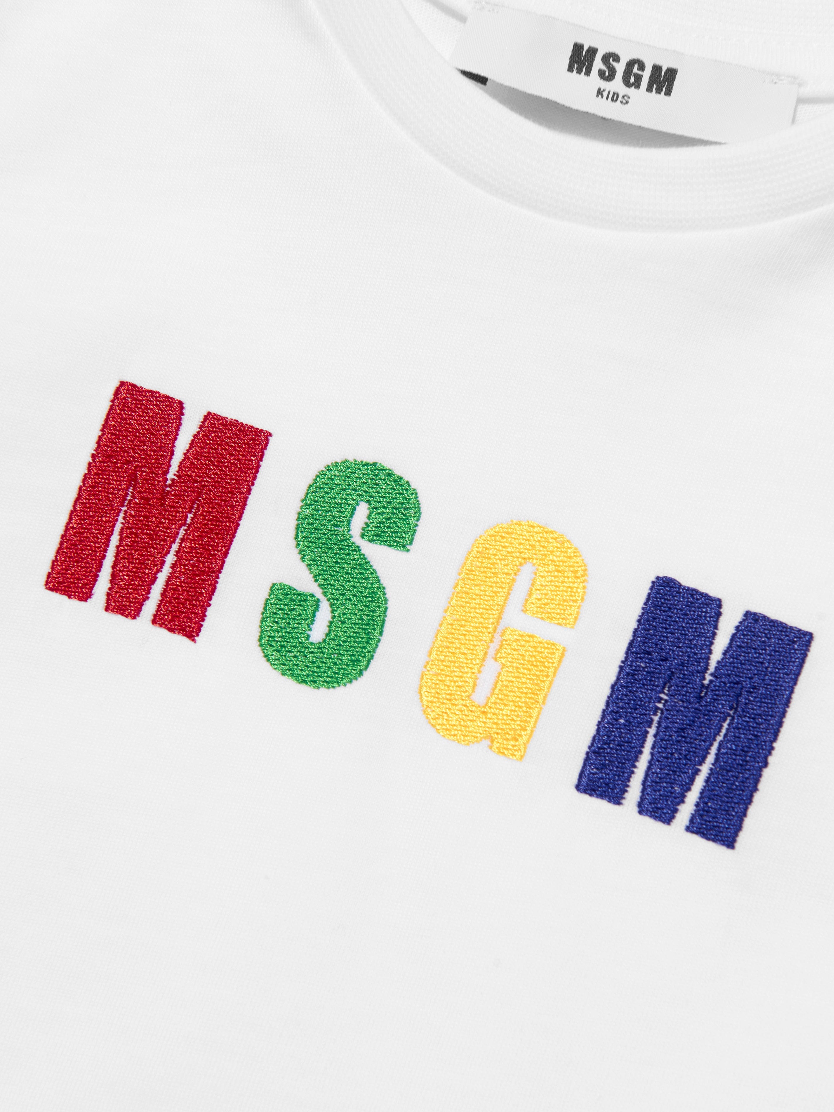 MSGM Baby Logo T-Shirt in White