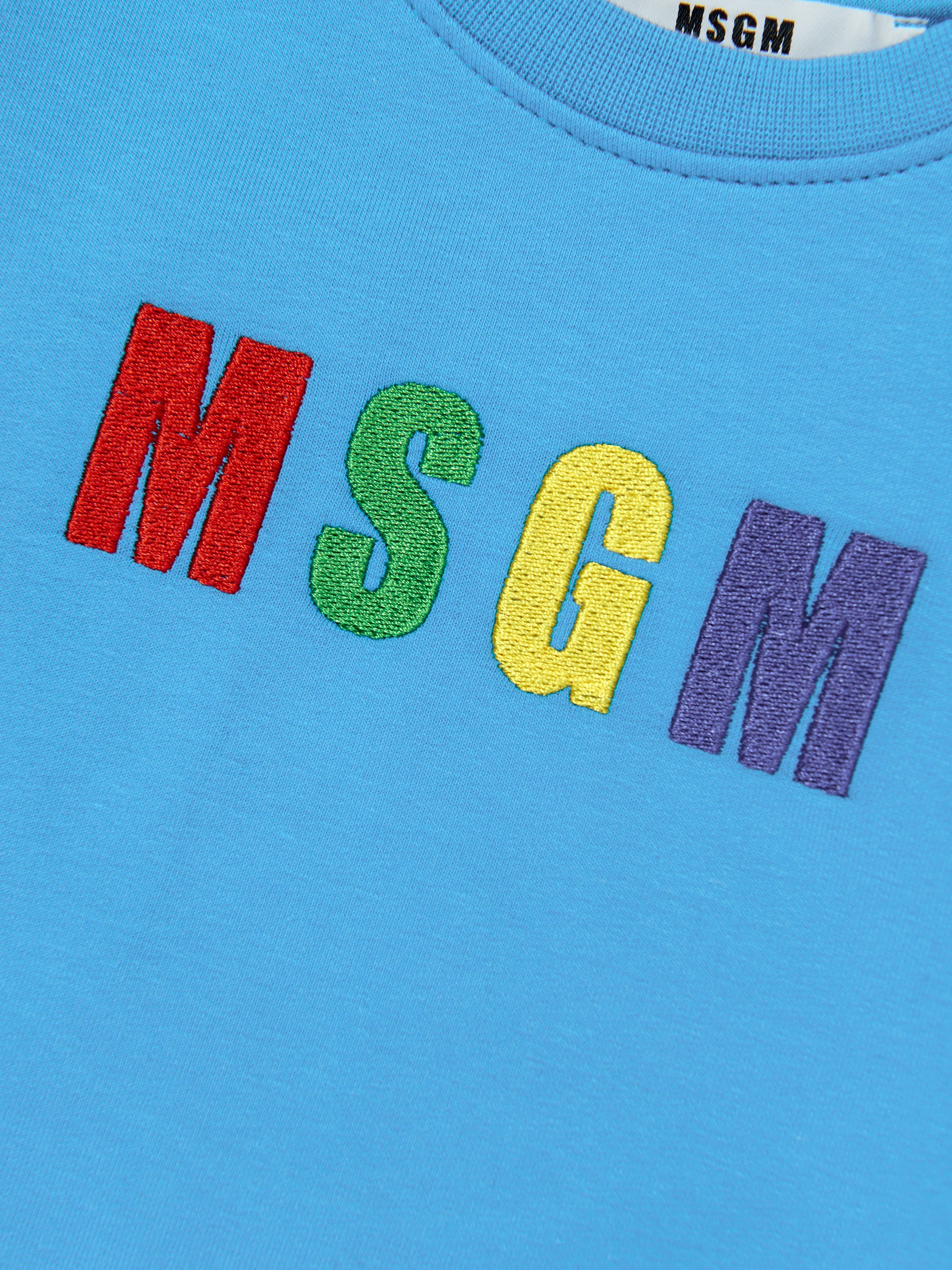 MSGM Baby Logo Sweatshirt in Blue