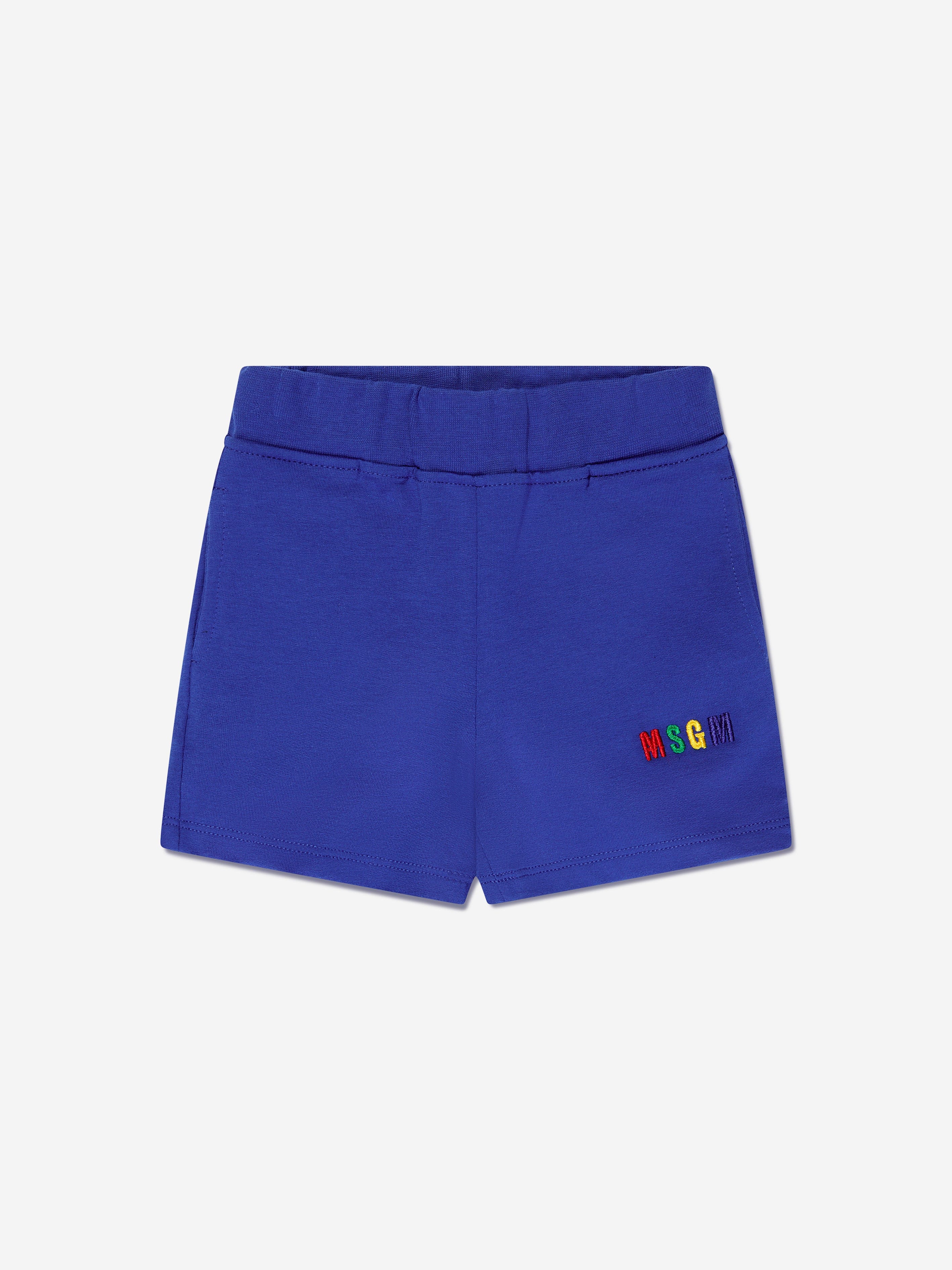 MSGM Baby T-Shirt And Shorts Set in Blue