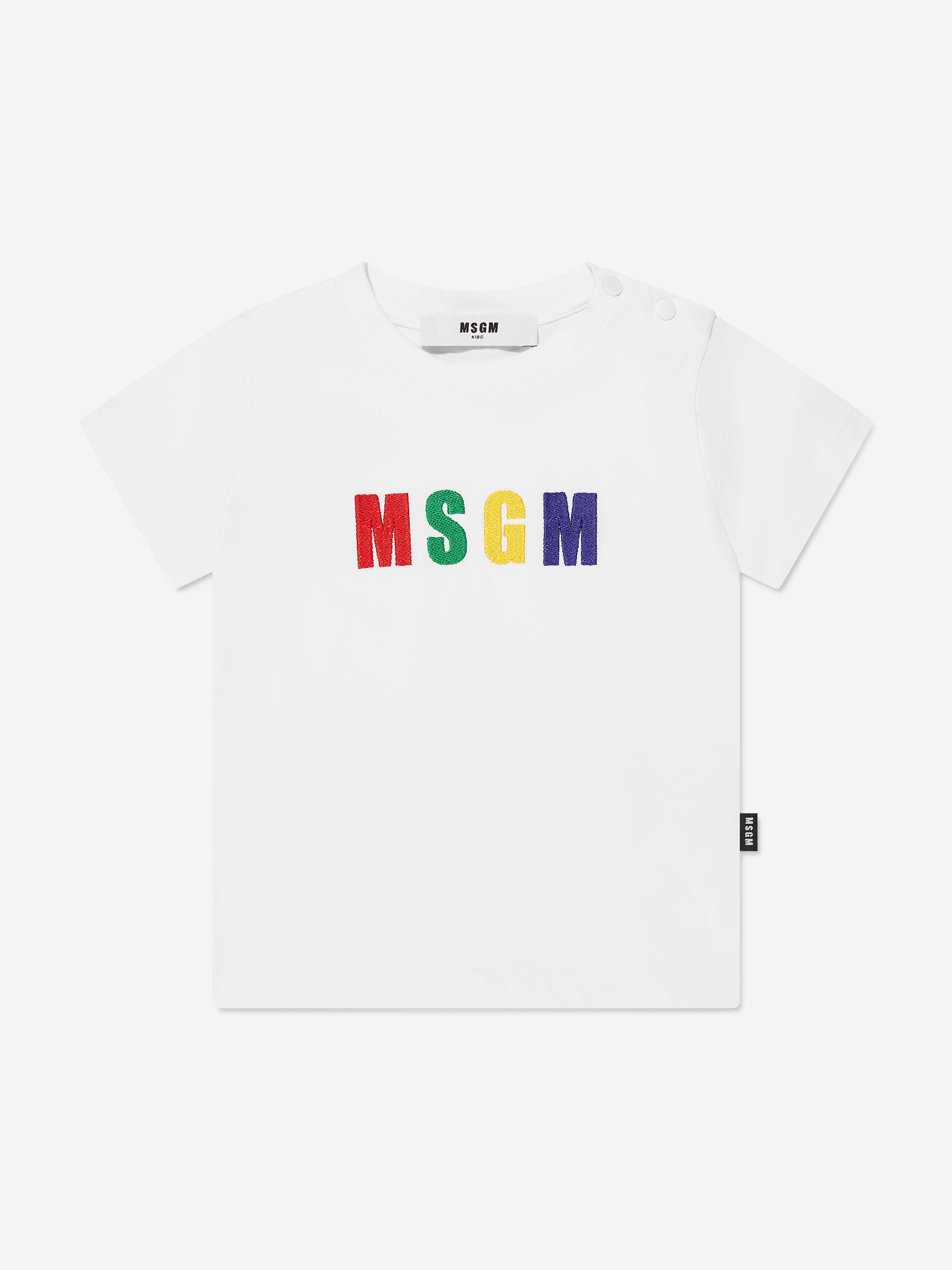 MSGM Baby T-Shirt And Shorts Set in Blue