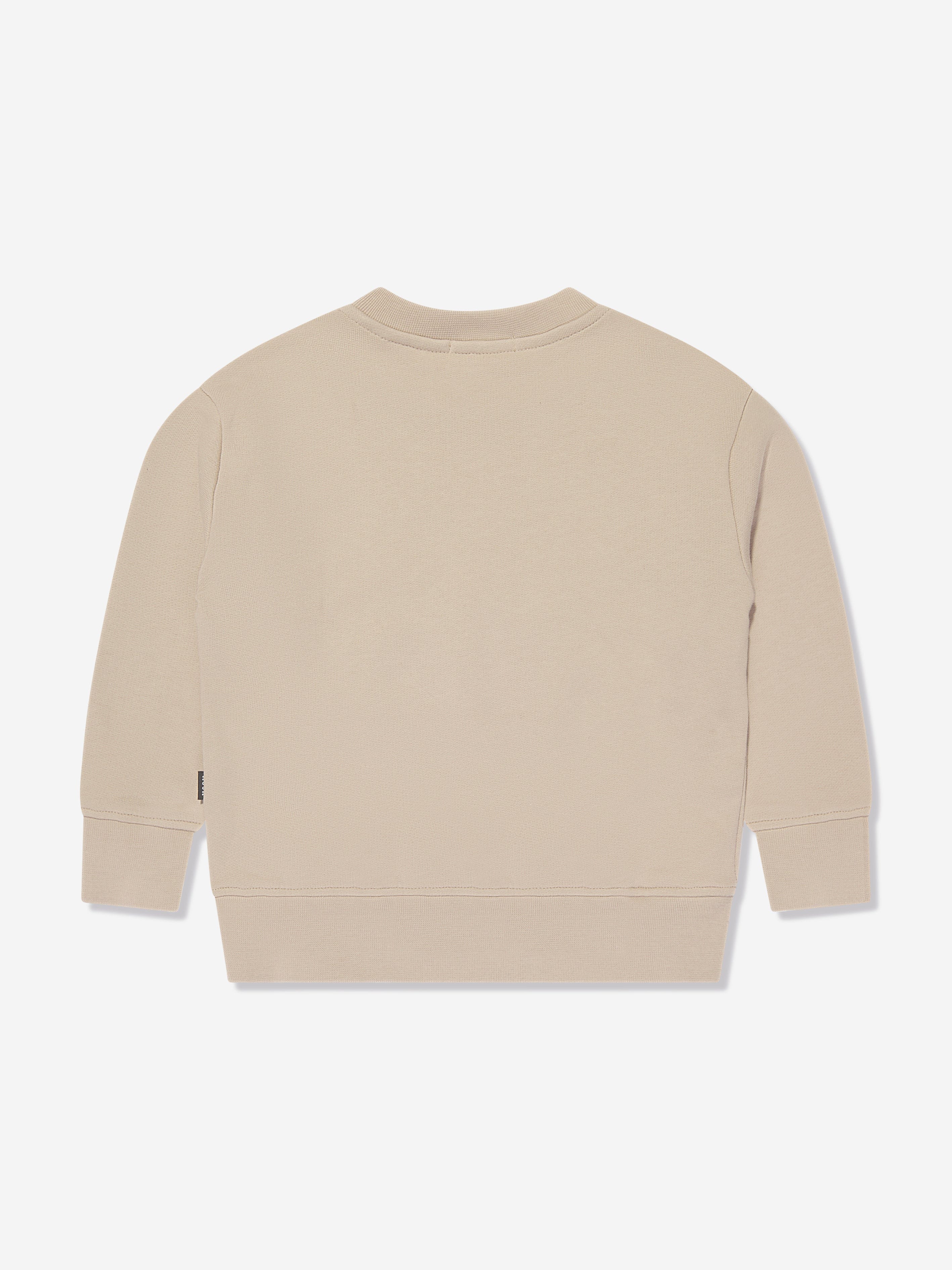 MSGM Kids Logo Sweatshirt in Beige