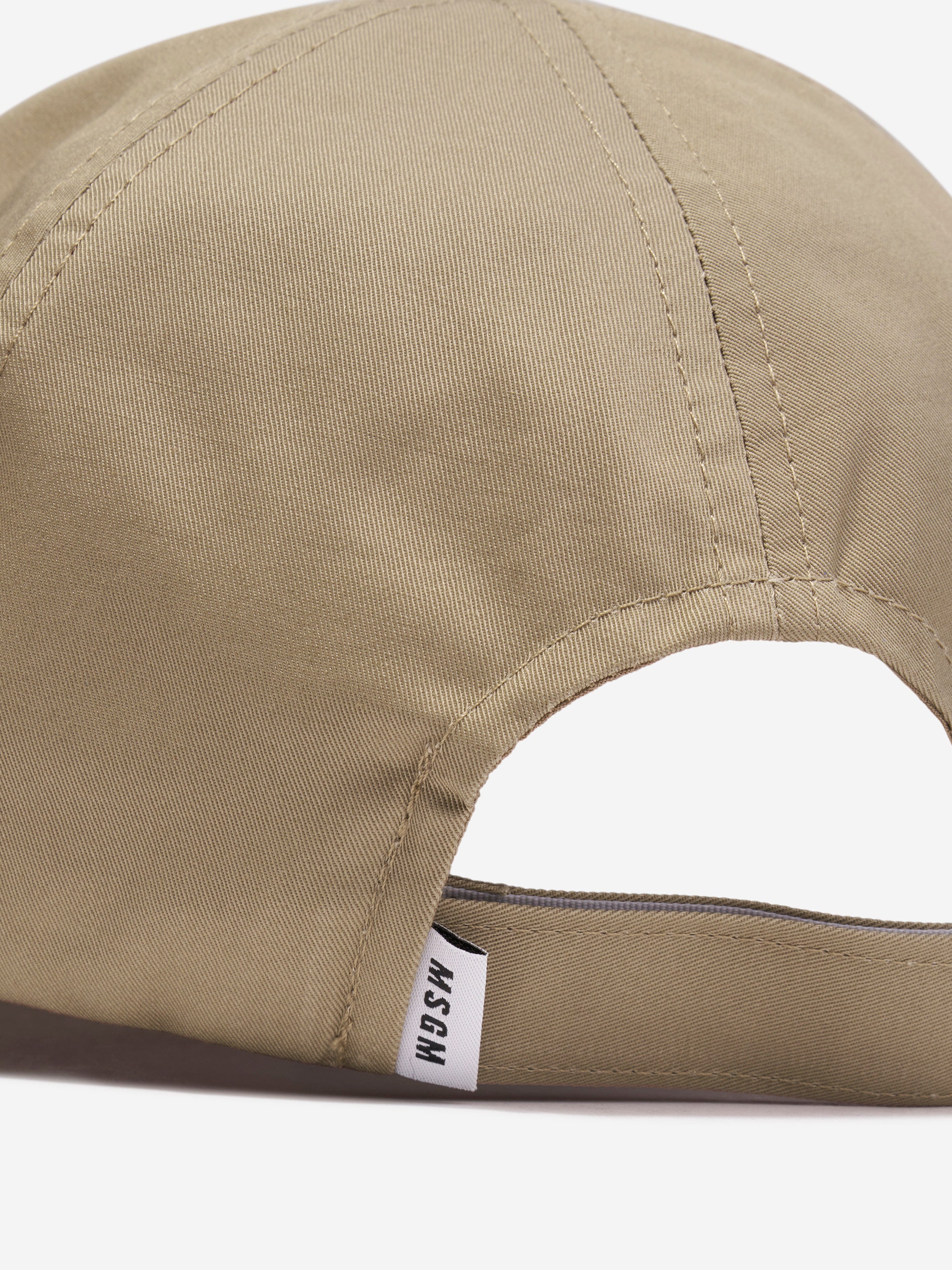 MSGM Kids Logo Cap in Beige