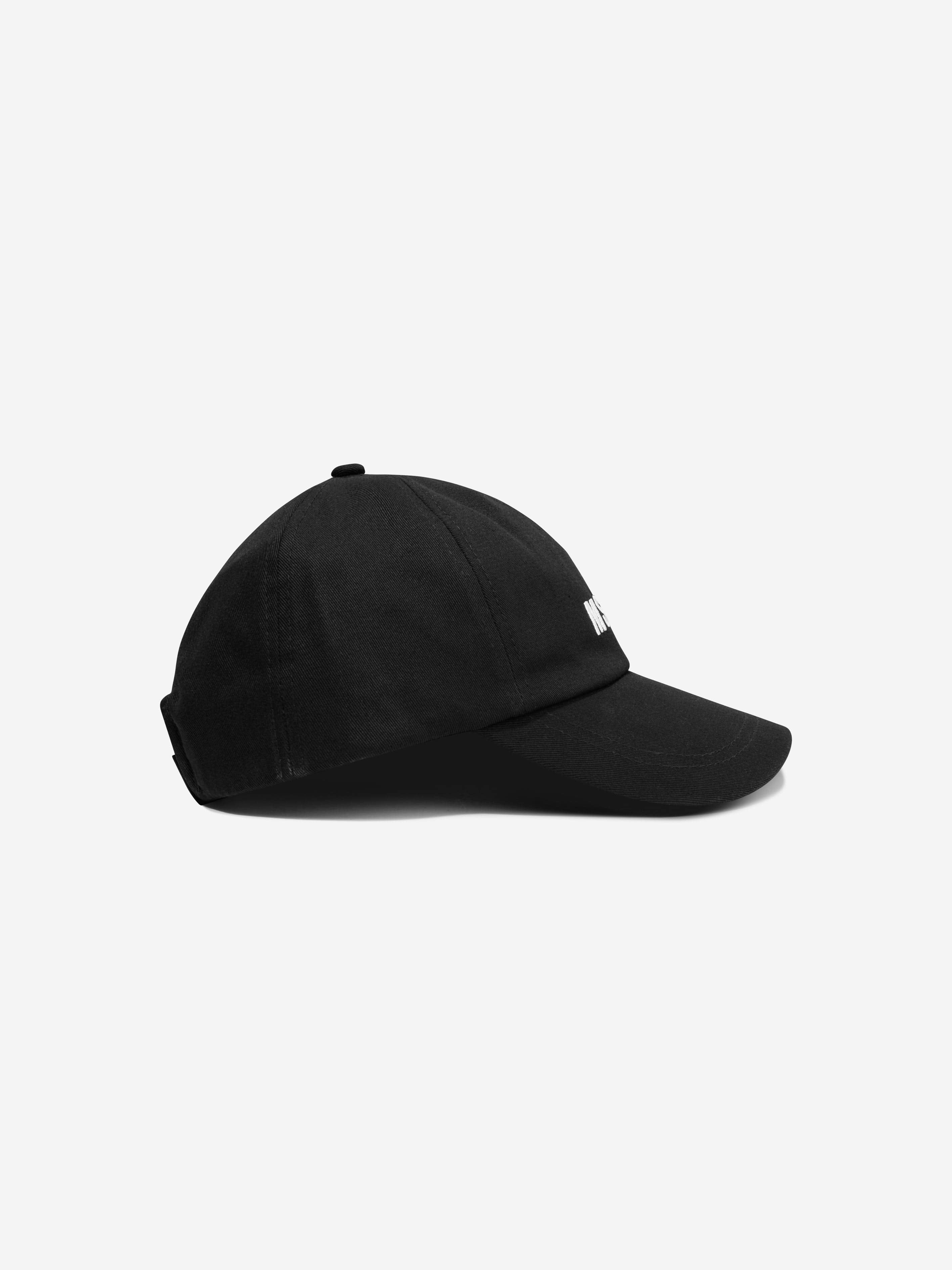 MSGM Kids Logo Cap in Black