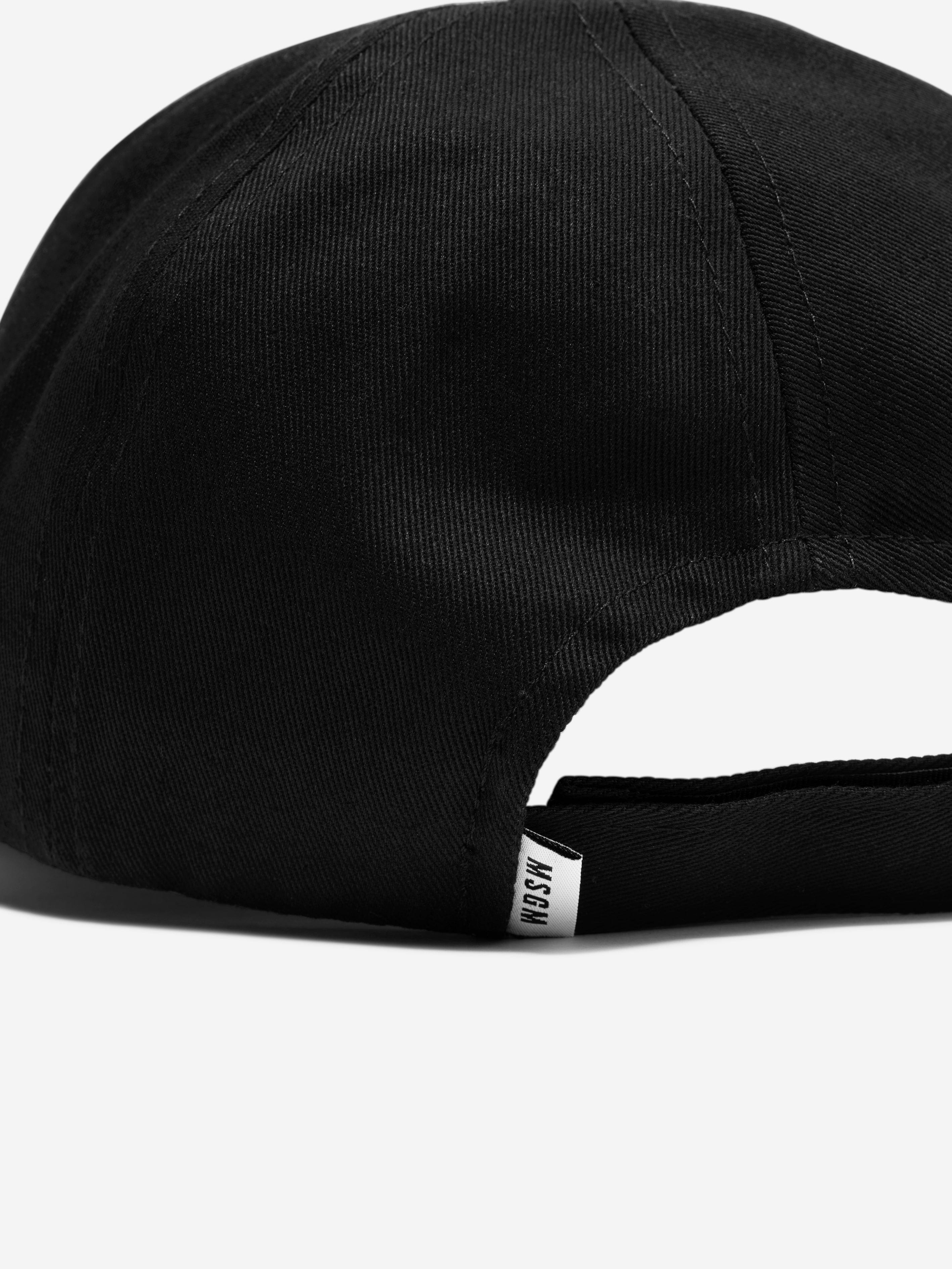 MSGM Kids Logo Cap in Black