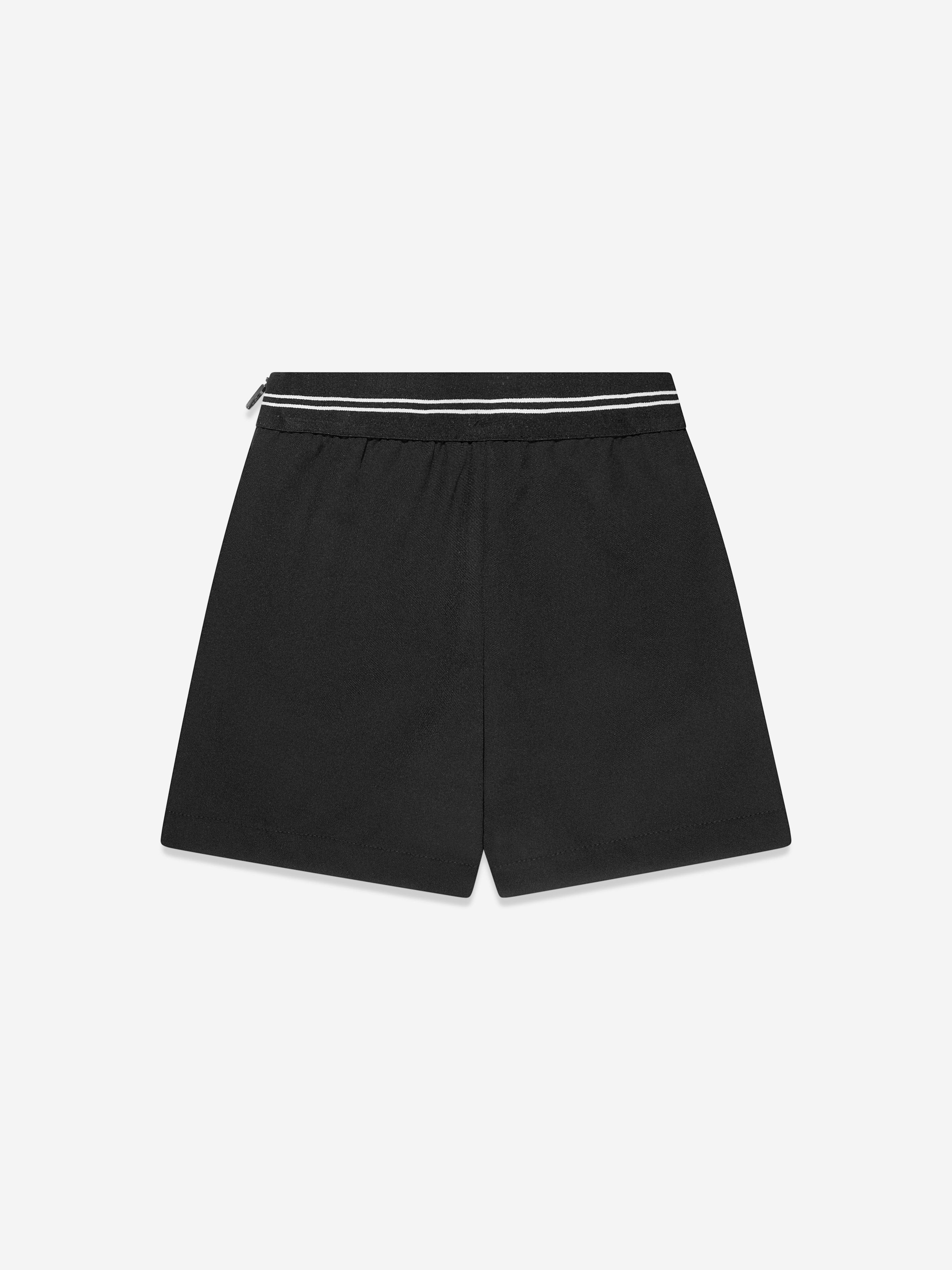 MSGM Girls Technical Shorts in Black