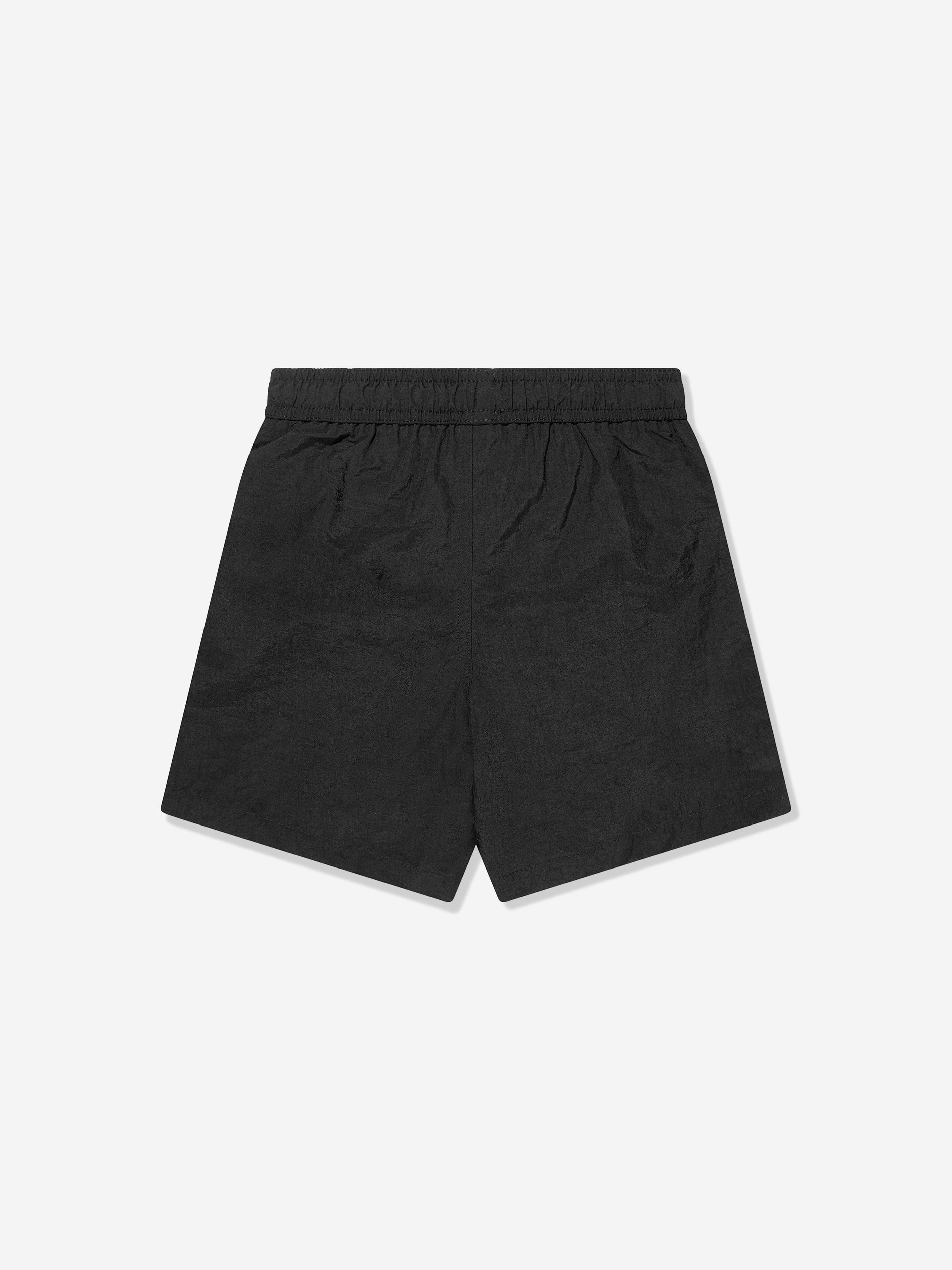 MSGM Boys Logo Swim Shorts in Black