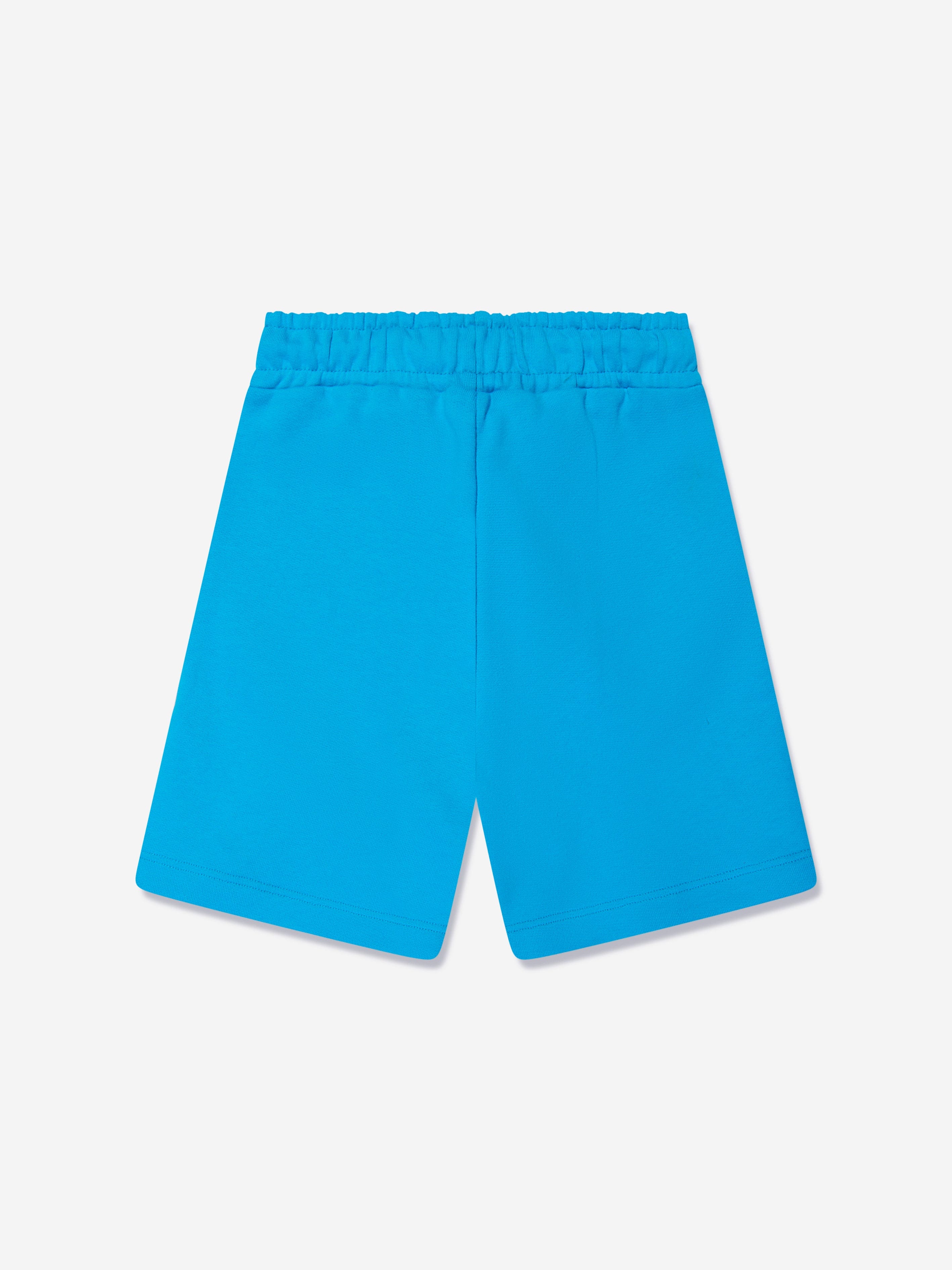 MSGM Boys Fleece Bermuda Shorts in Blue