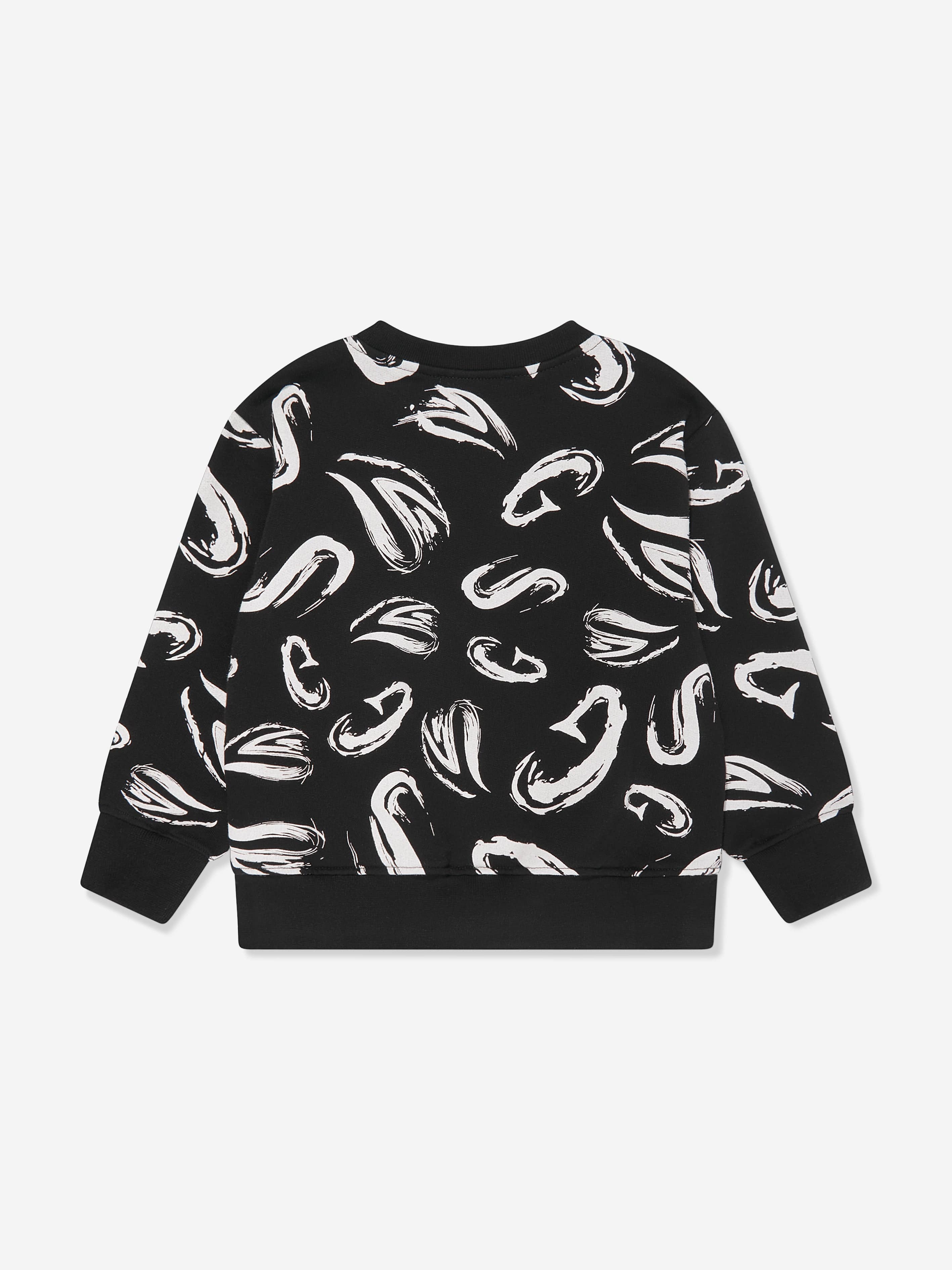 MSGM Boys Logo Sweatshirt in Black