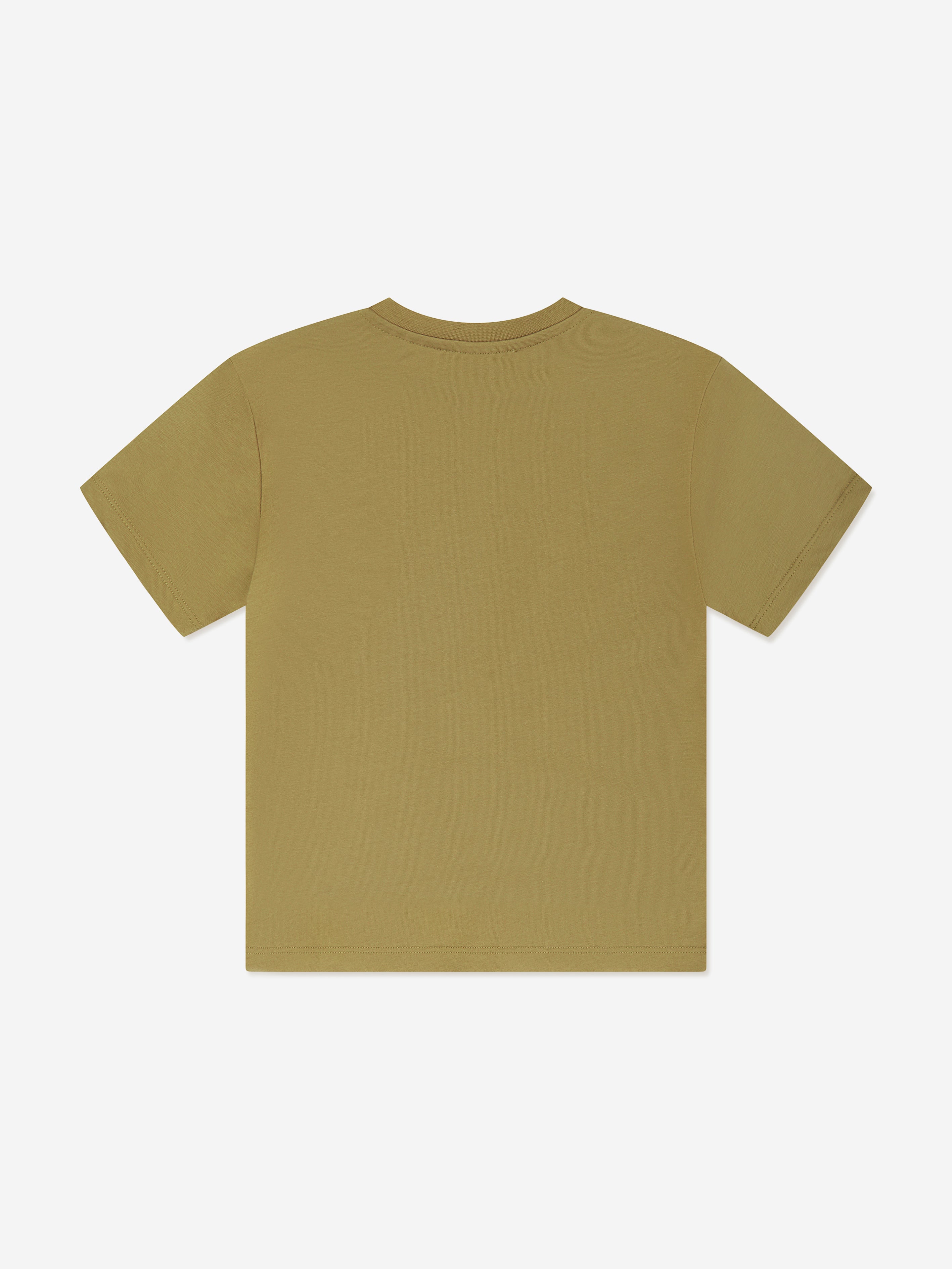 MSGM Boys Jersey Pocket T-Shirt in Green