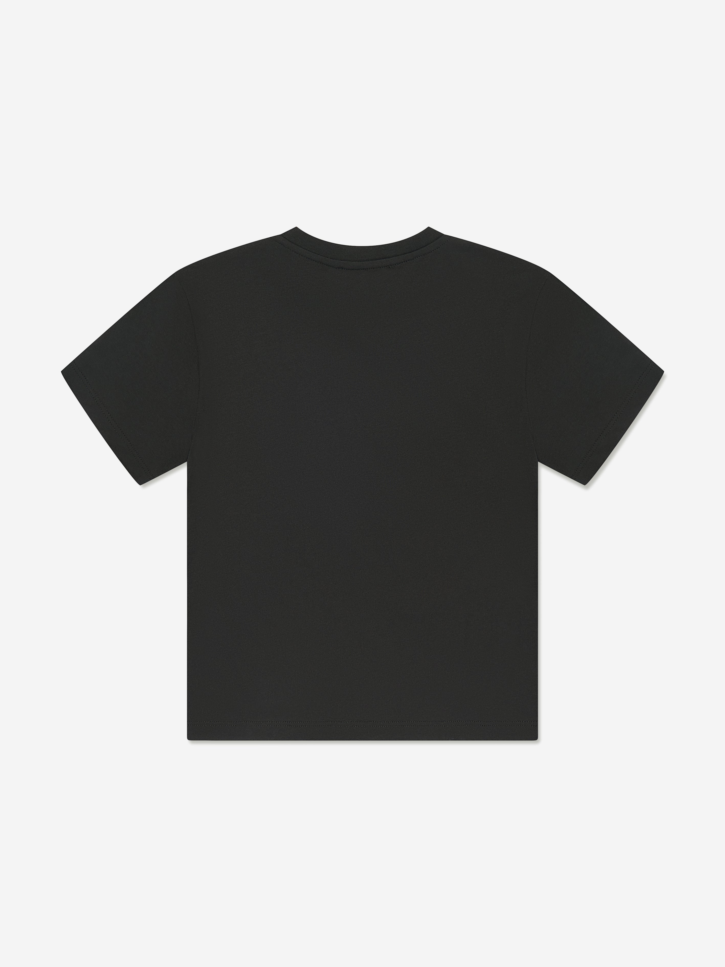 MSGM Boys Jersey T-Shirt in Black