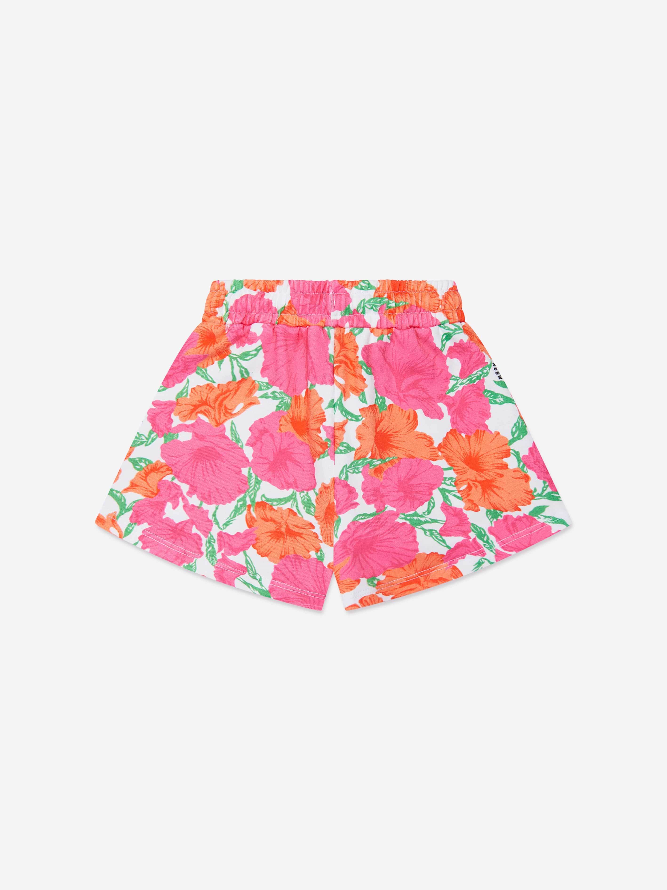 MSGM Girls Fleece Shorts in Multicolour