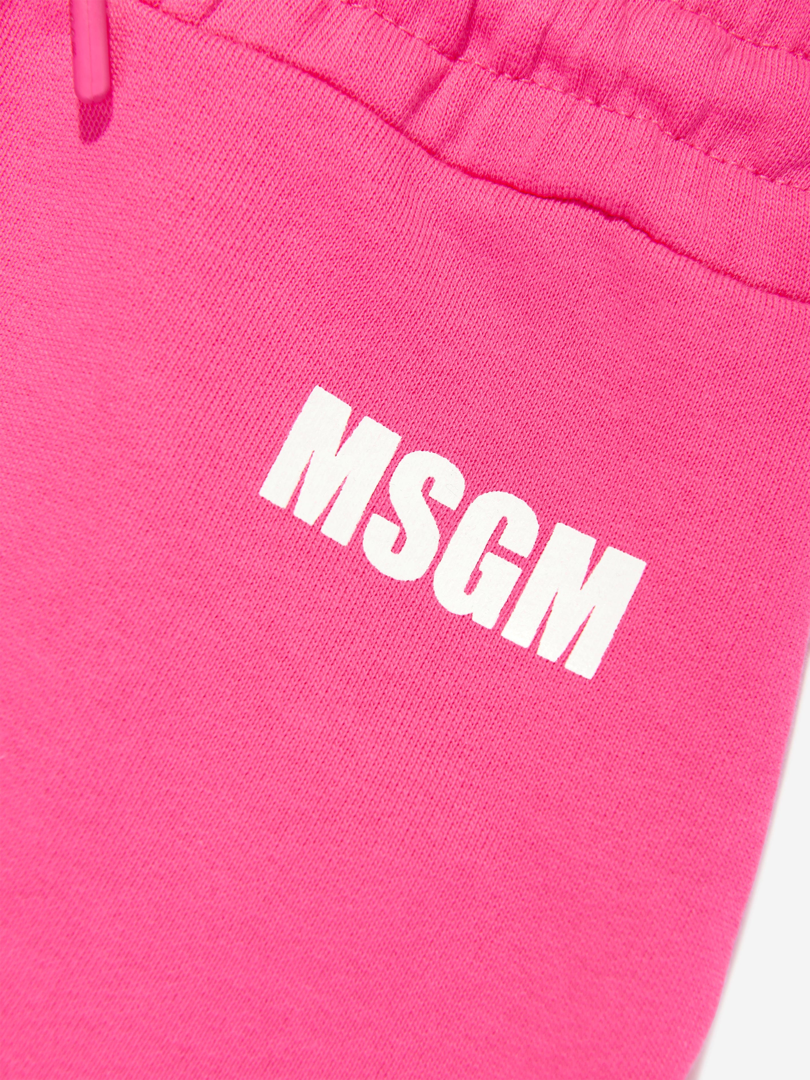 MSGM Girls Fleece Skirt in Pink