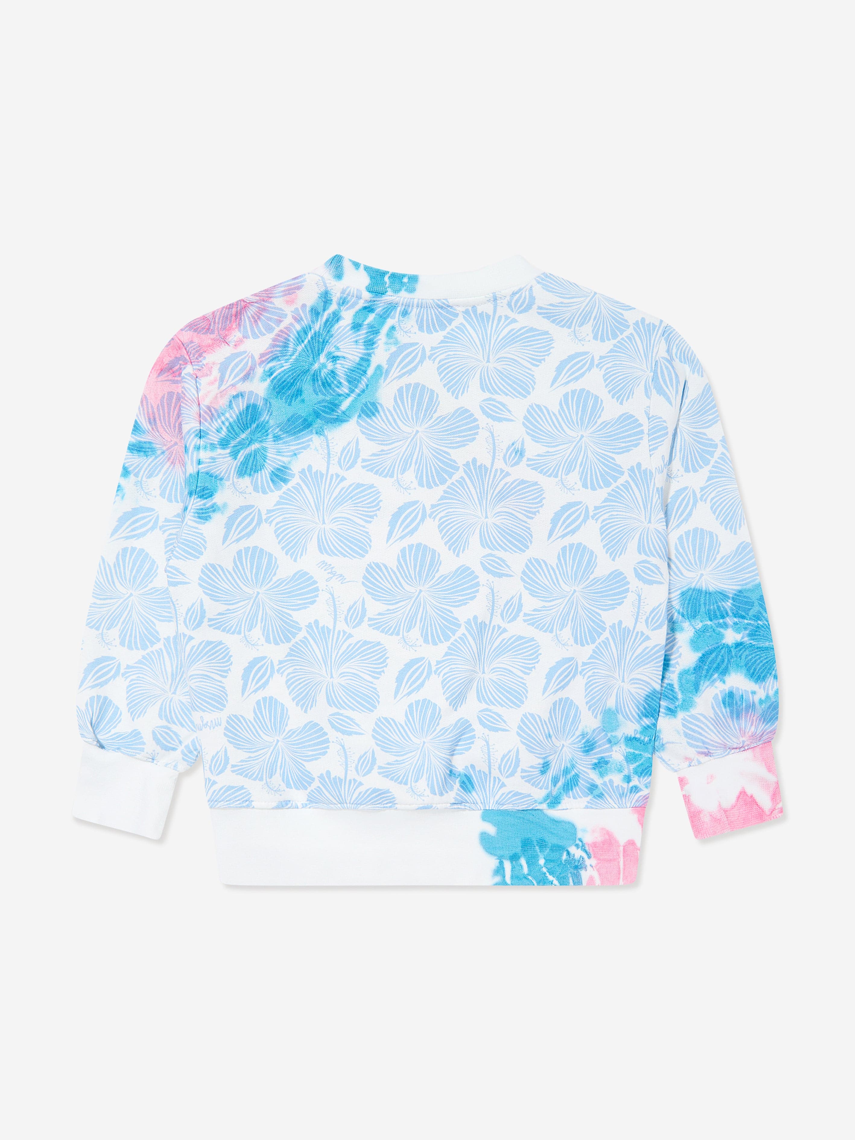 MSGM Girls Logo Sweatshirt in Blue