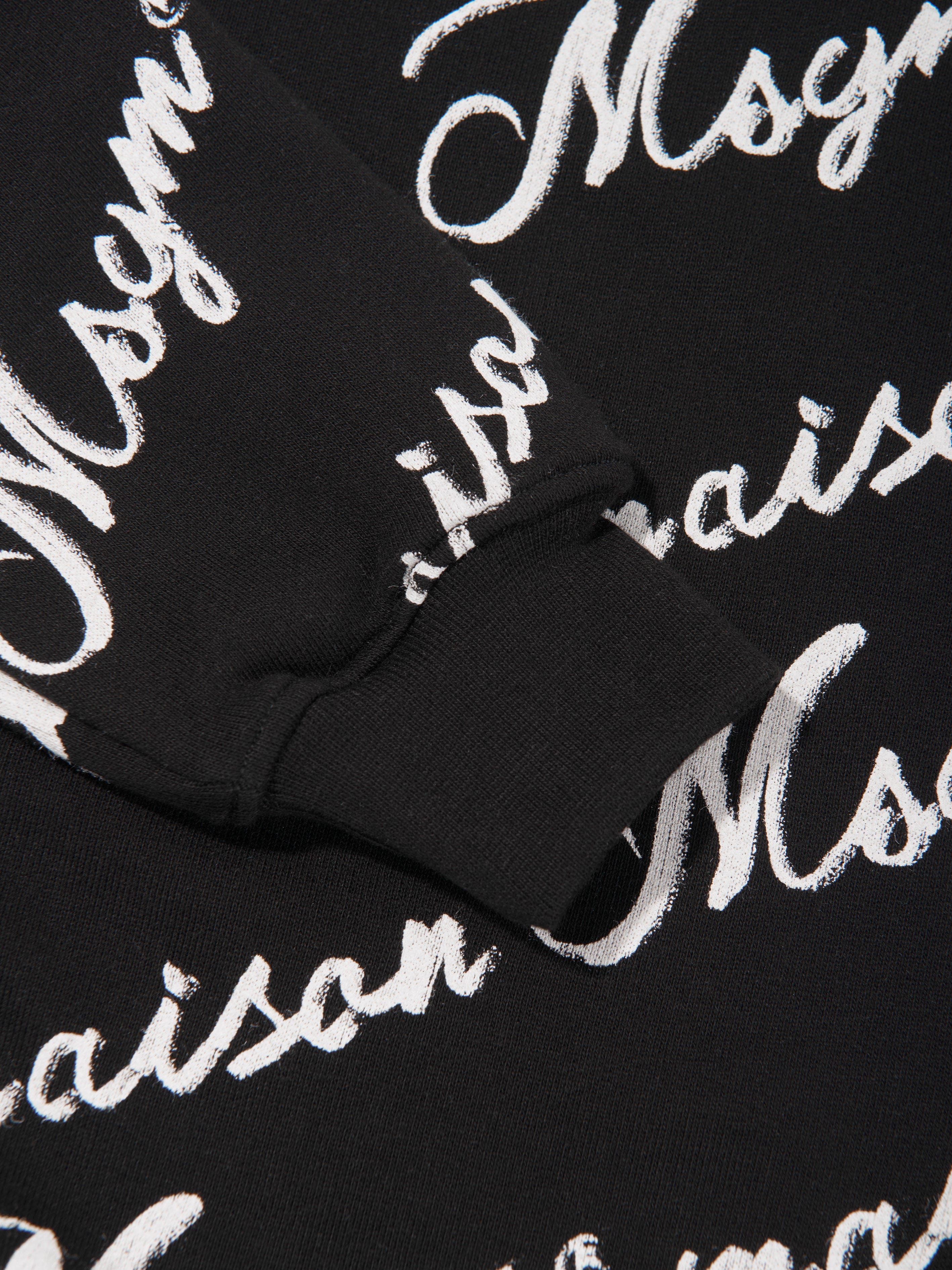 MSGM Girls Logo Sweatshirt in Black