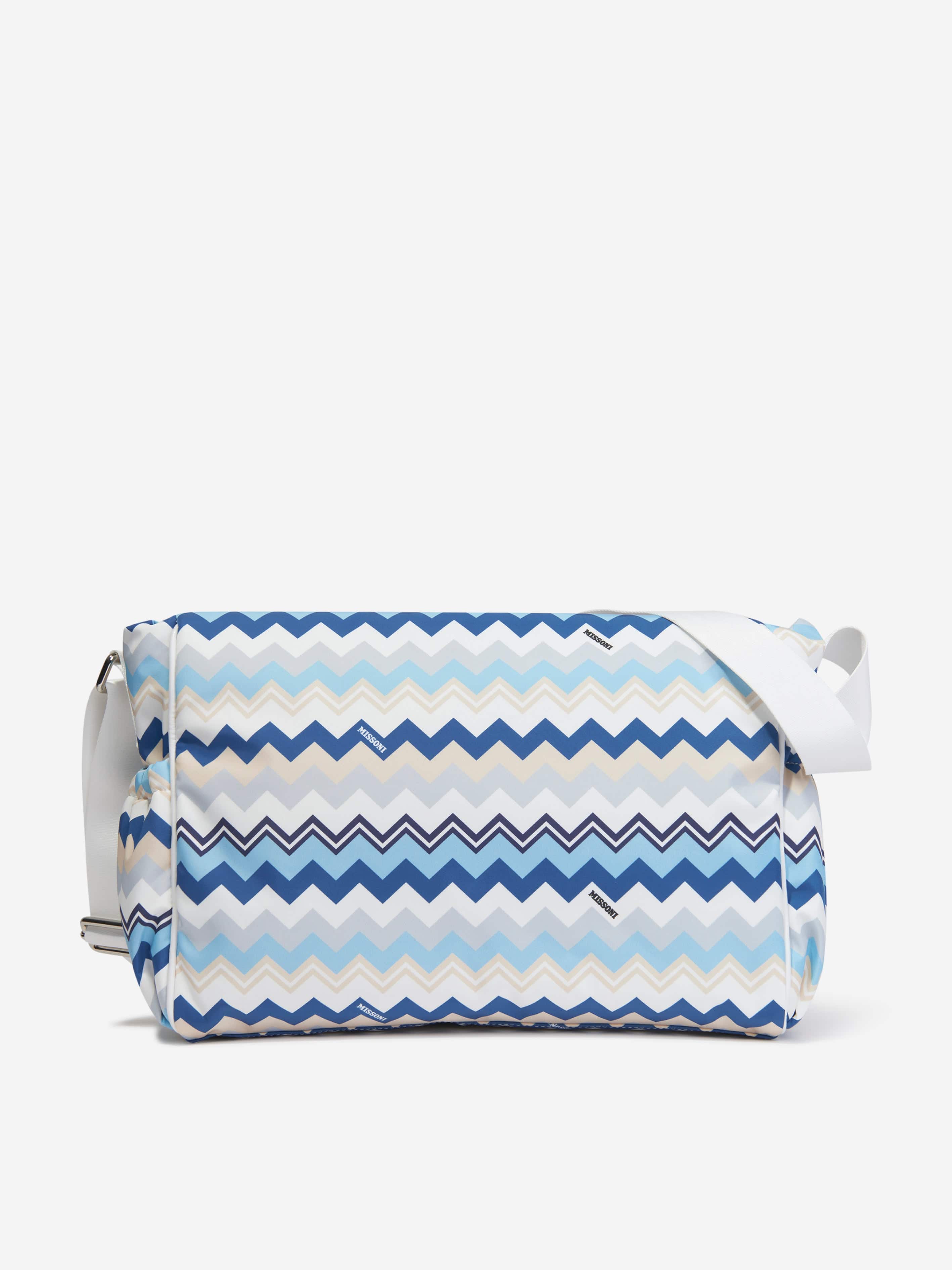 Missoni Baby Boys Zigzag Changing Bag in Blue