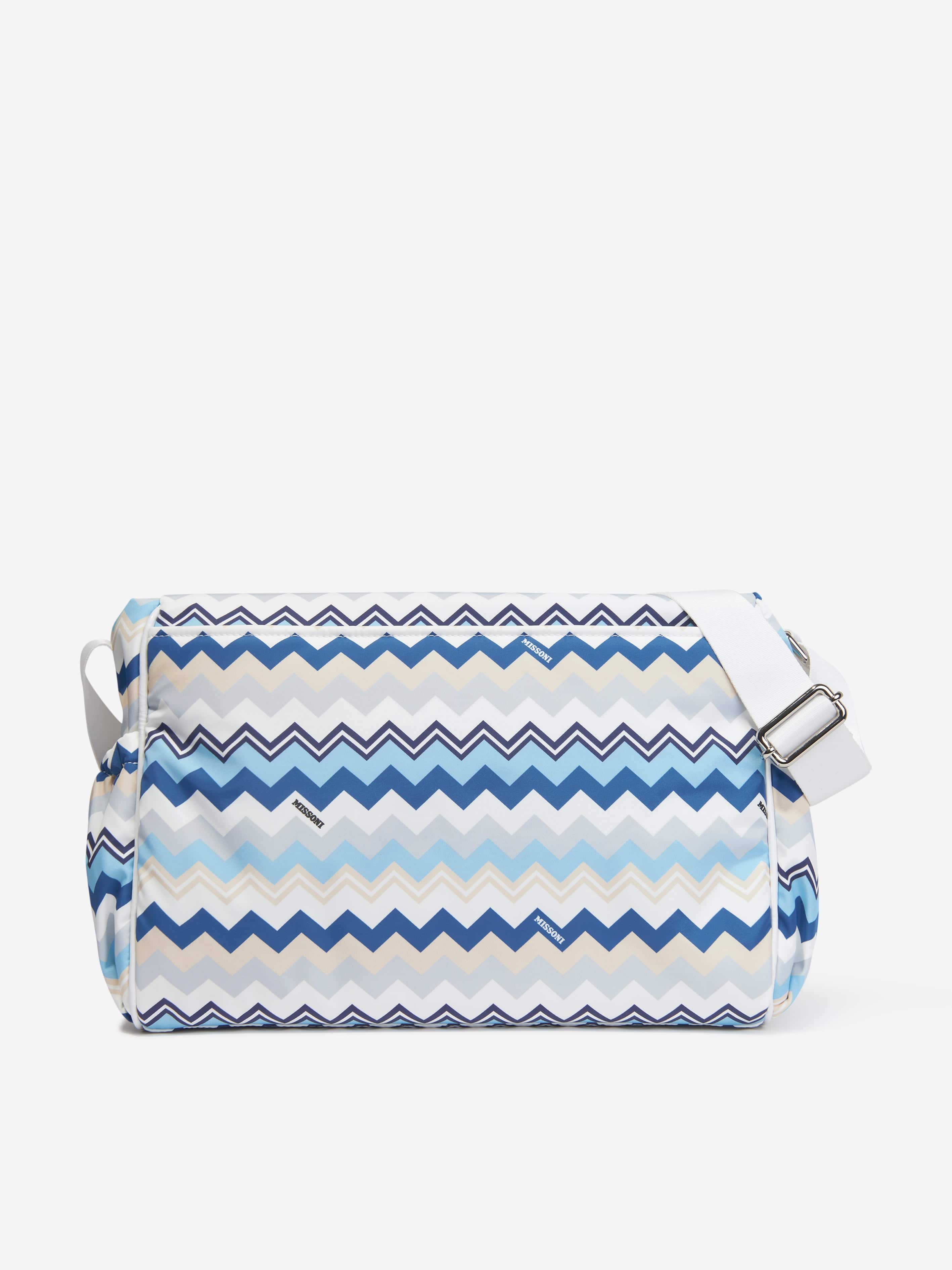 Missoni Baby Boys Zigzag Changing Bag in Blue