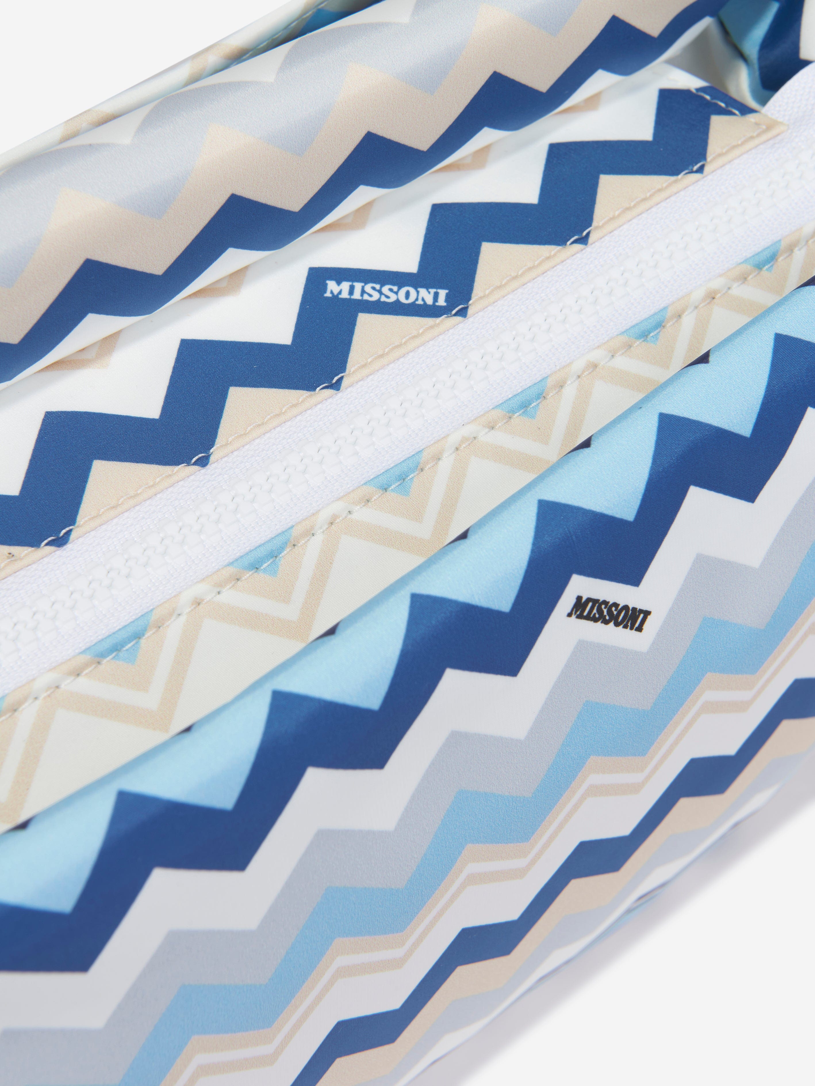 Missoni Baby Boys Zigzag Changing Bag in Blue