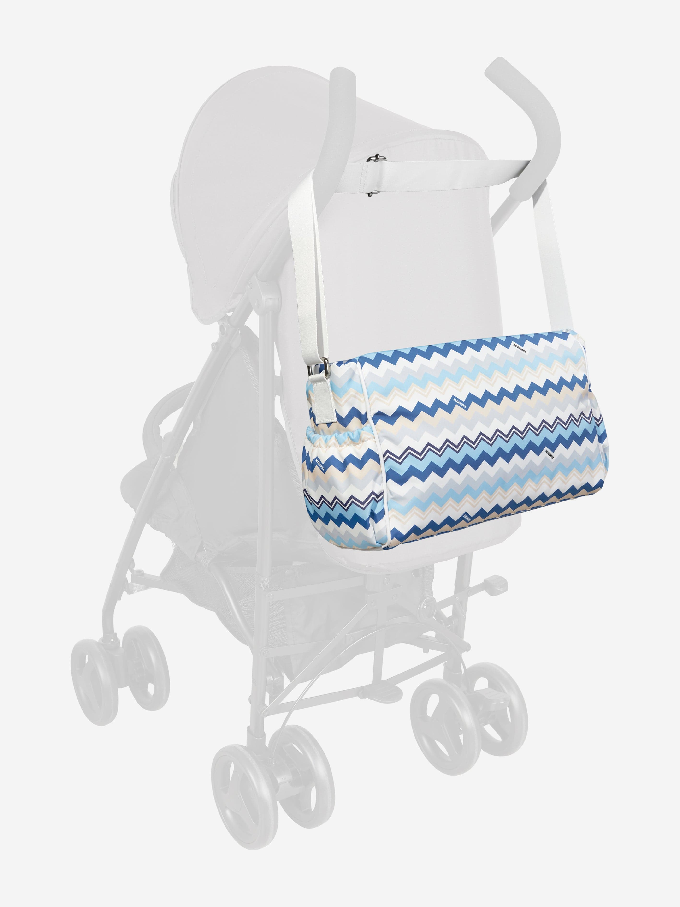 Missoni Baby Boys Zigzag Changing Bag in Blue