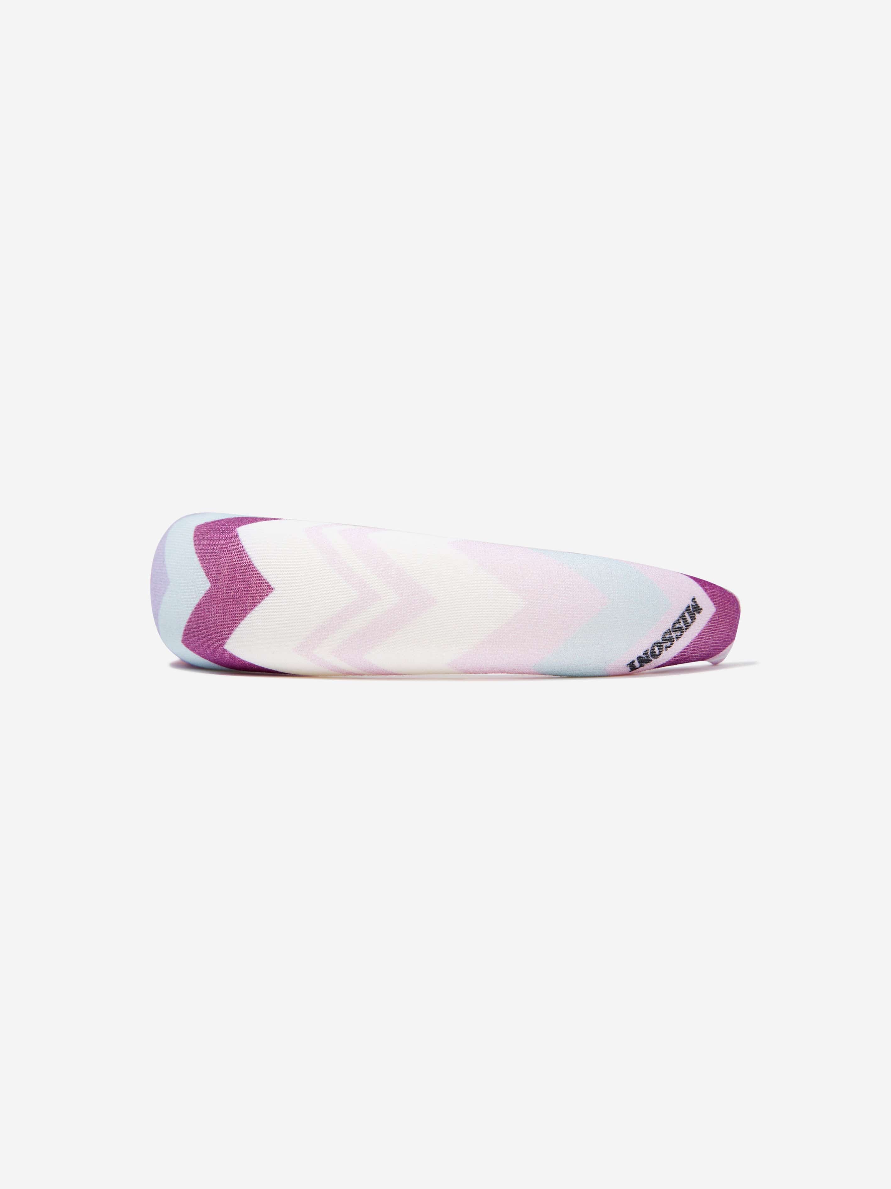 Missoni Girls Zigzag Headband in Pink