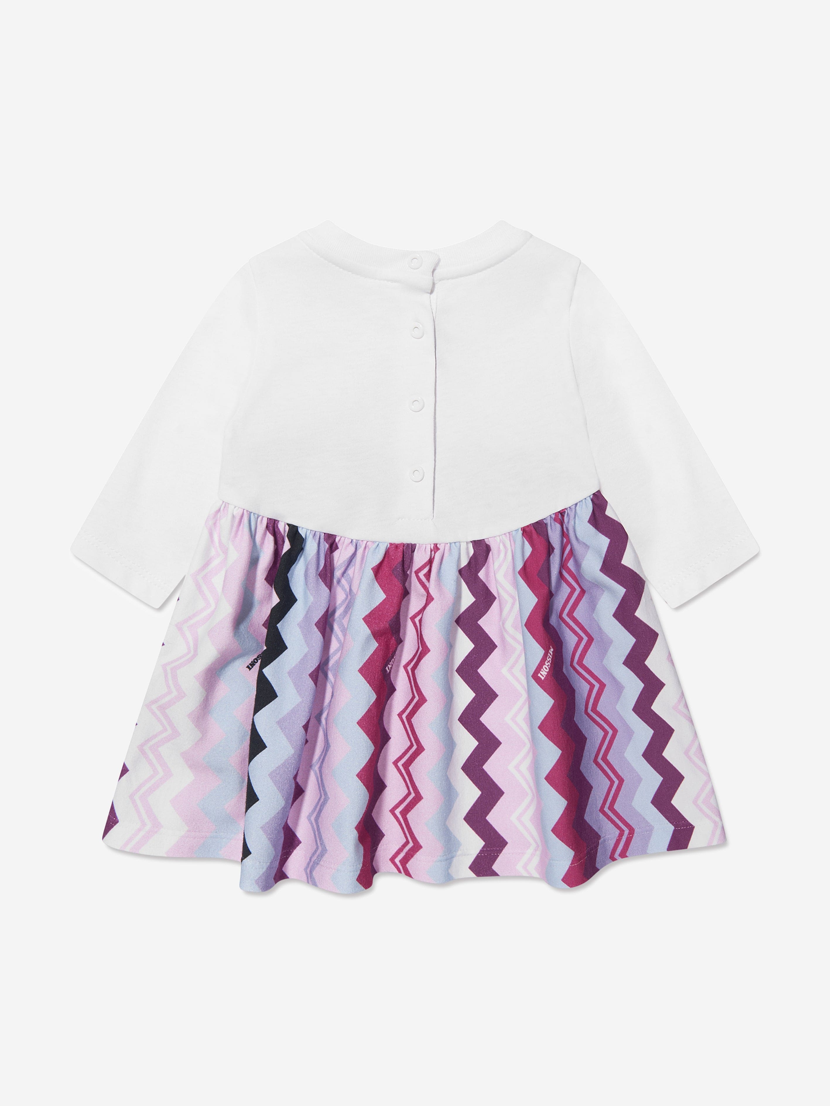 Missoni Baby Girls Zigzag Dress in Pink