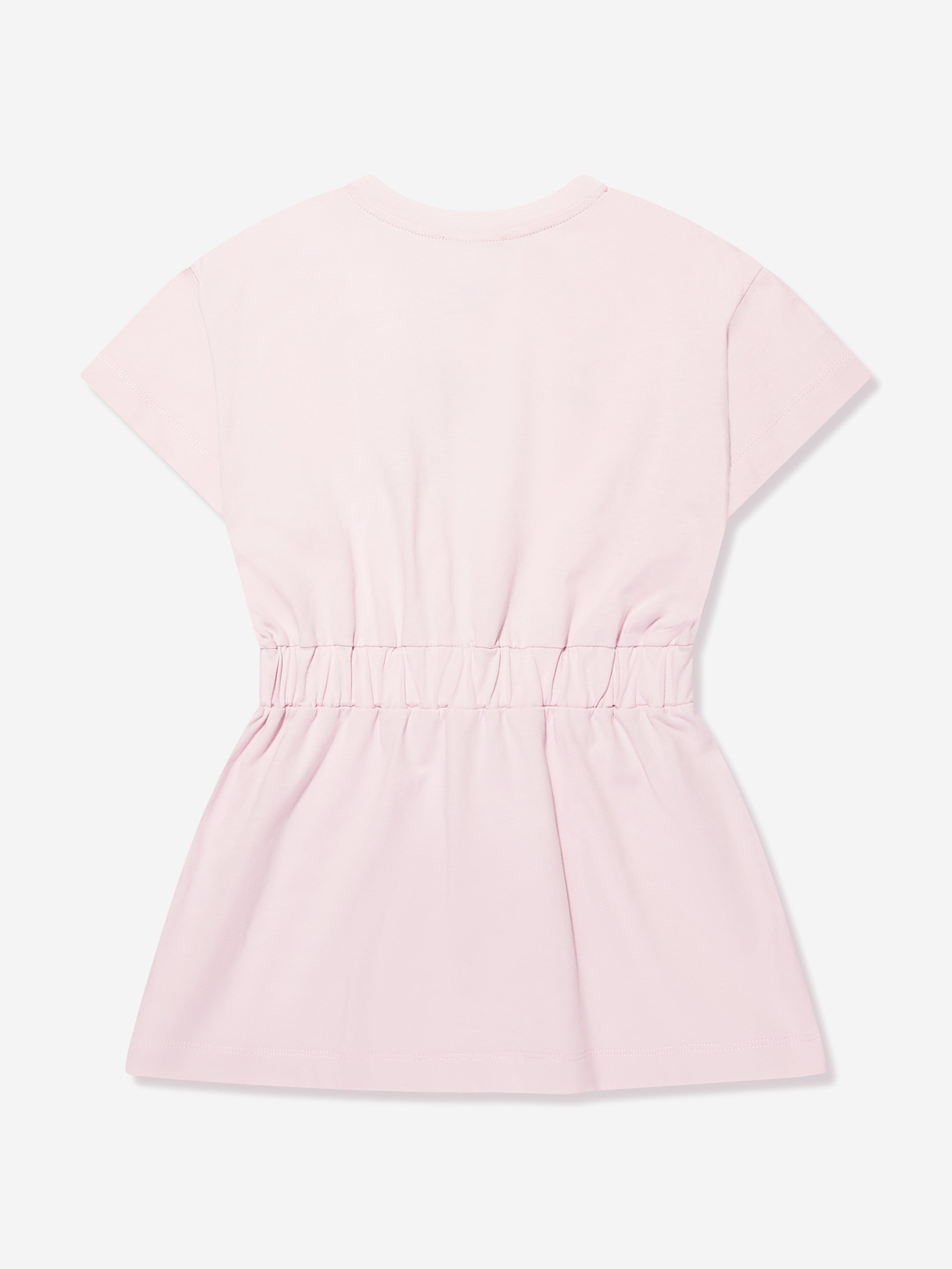 Missoni Girls Logo Jersey Dress in Pink