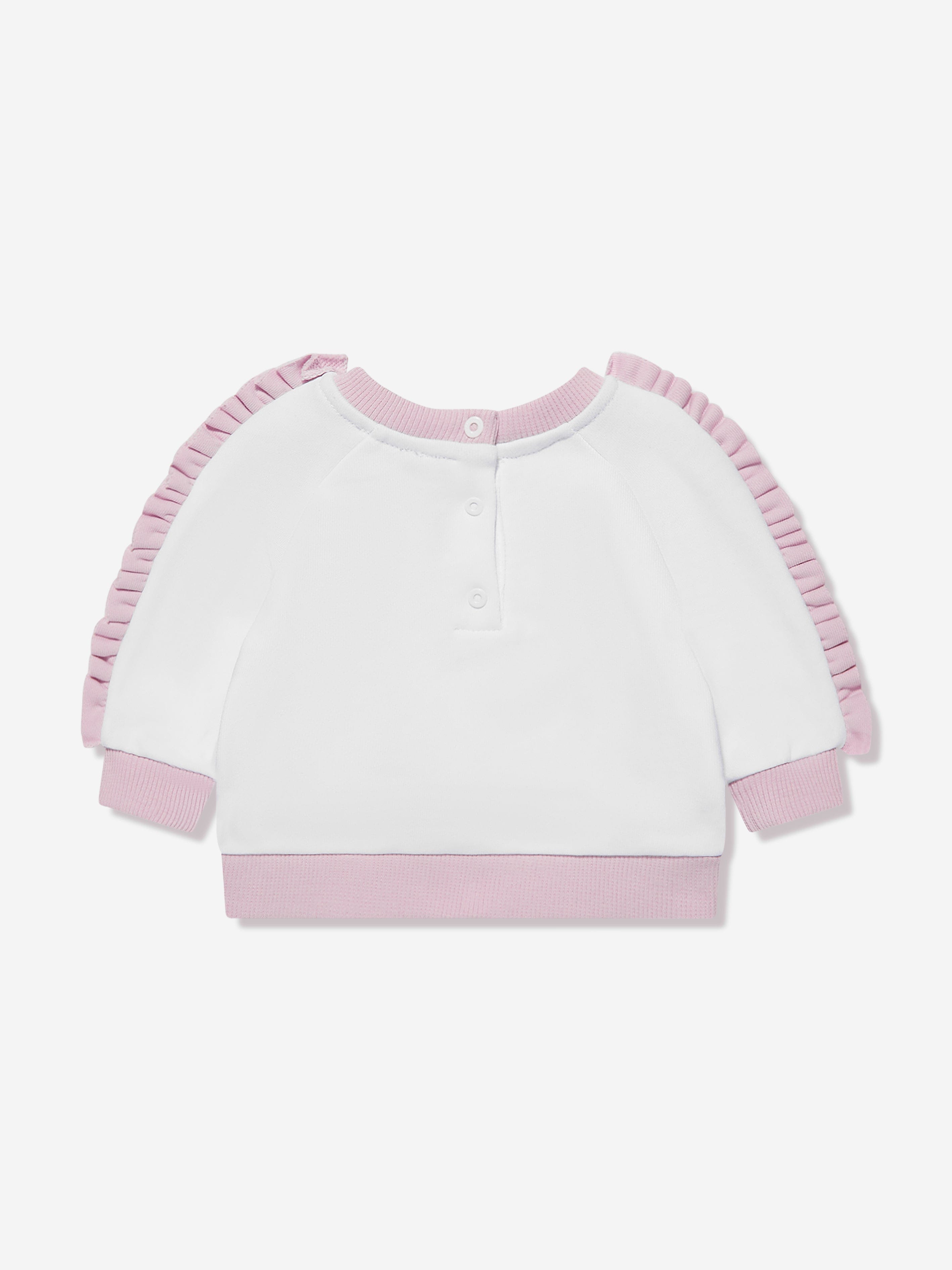 Missoni Baby Girls Logo Sweatshirt in White