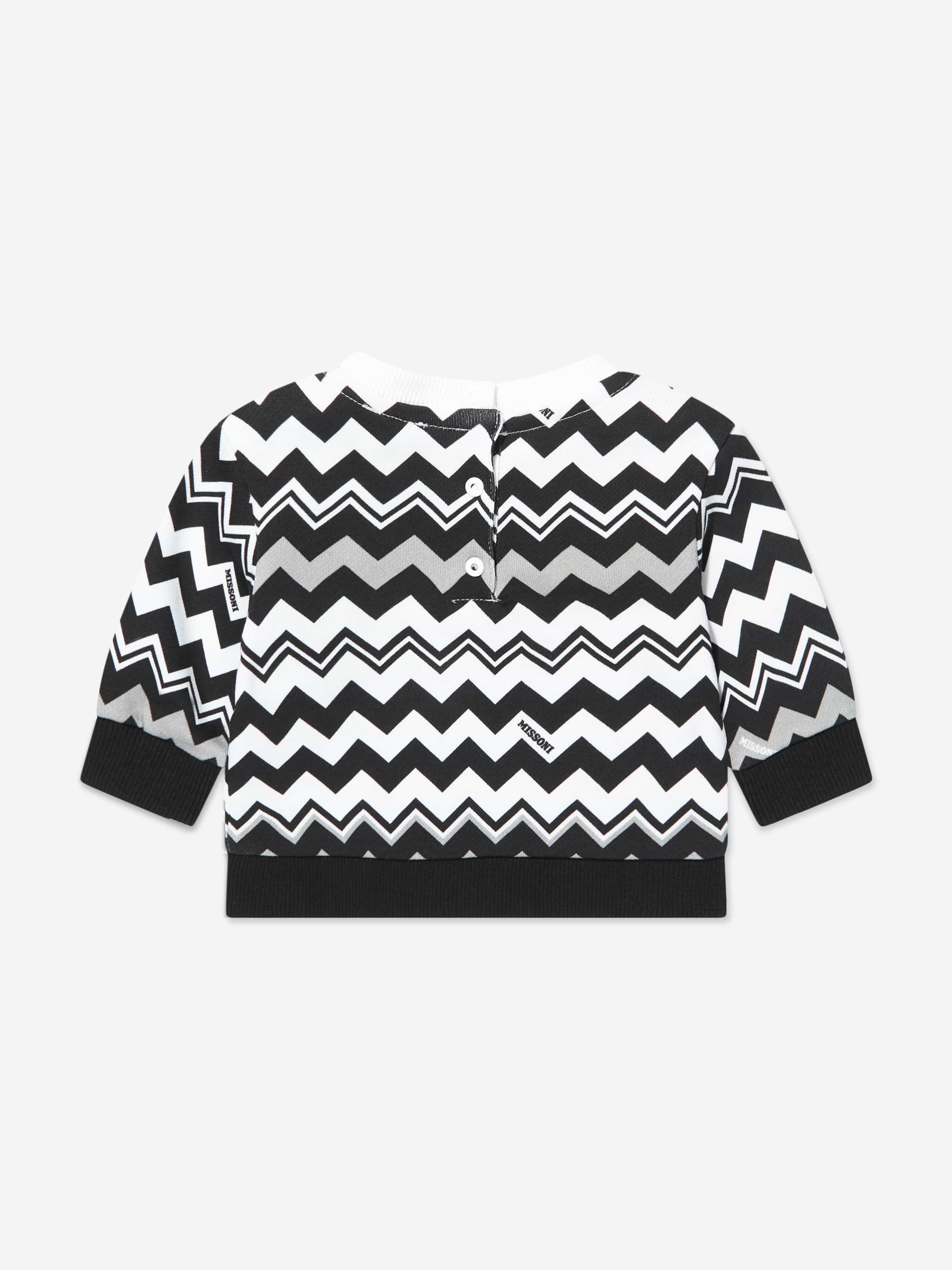 Missoni Baby Boys Zigzag Sweatshirt in Black