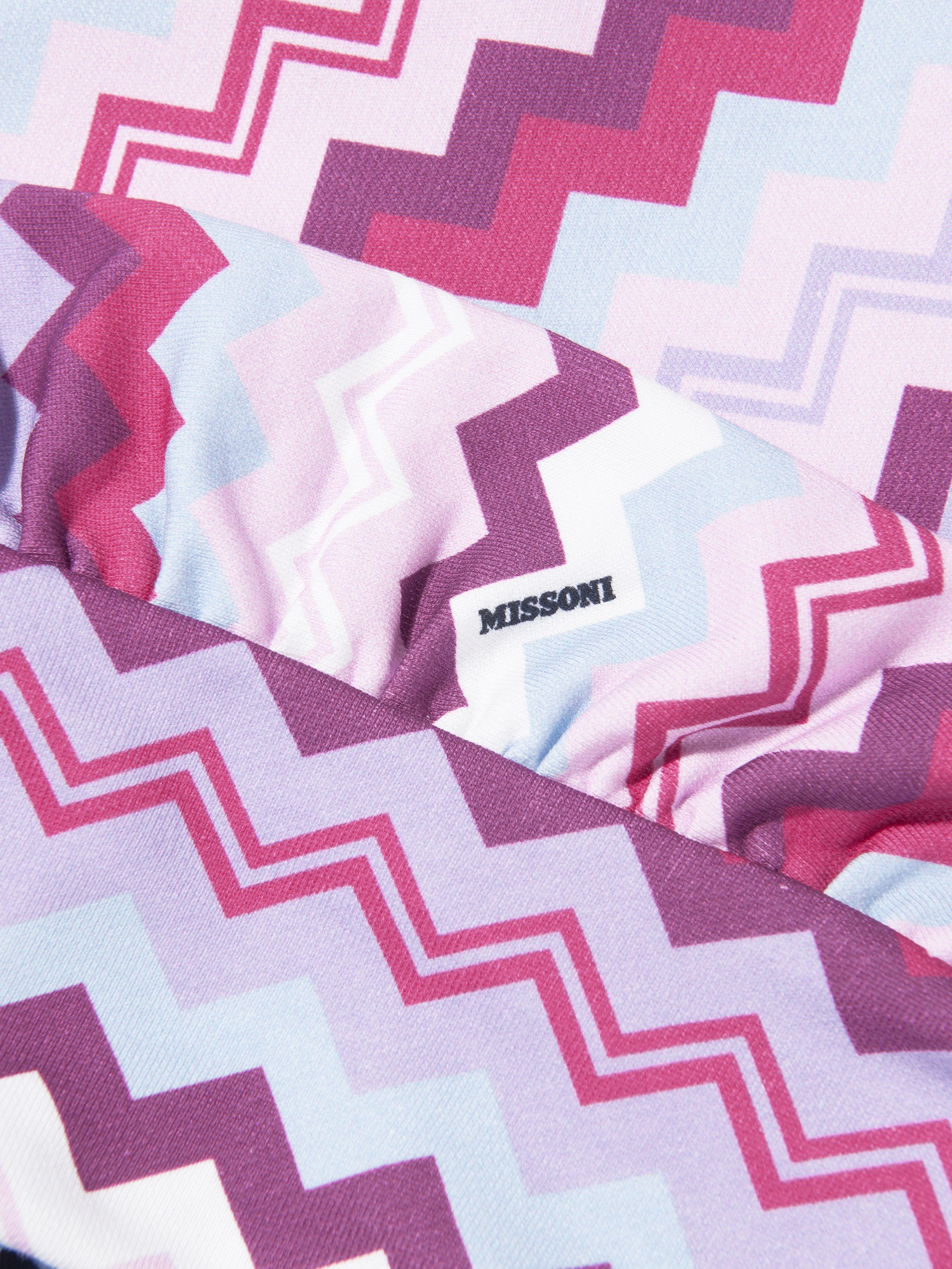 Missoni Girls Zigzag Sweatshirt in Pink