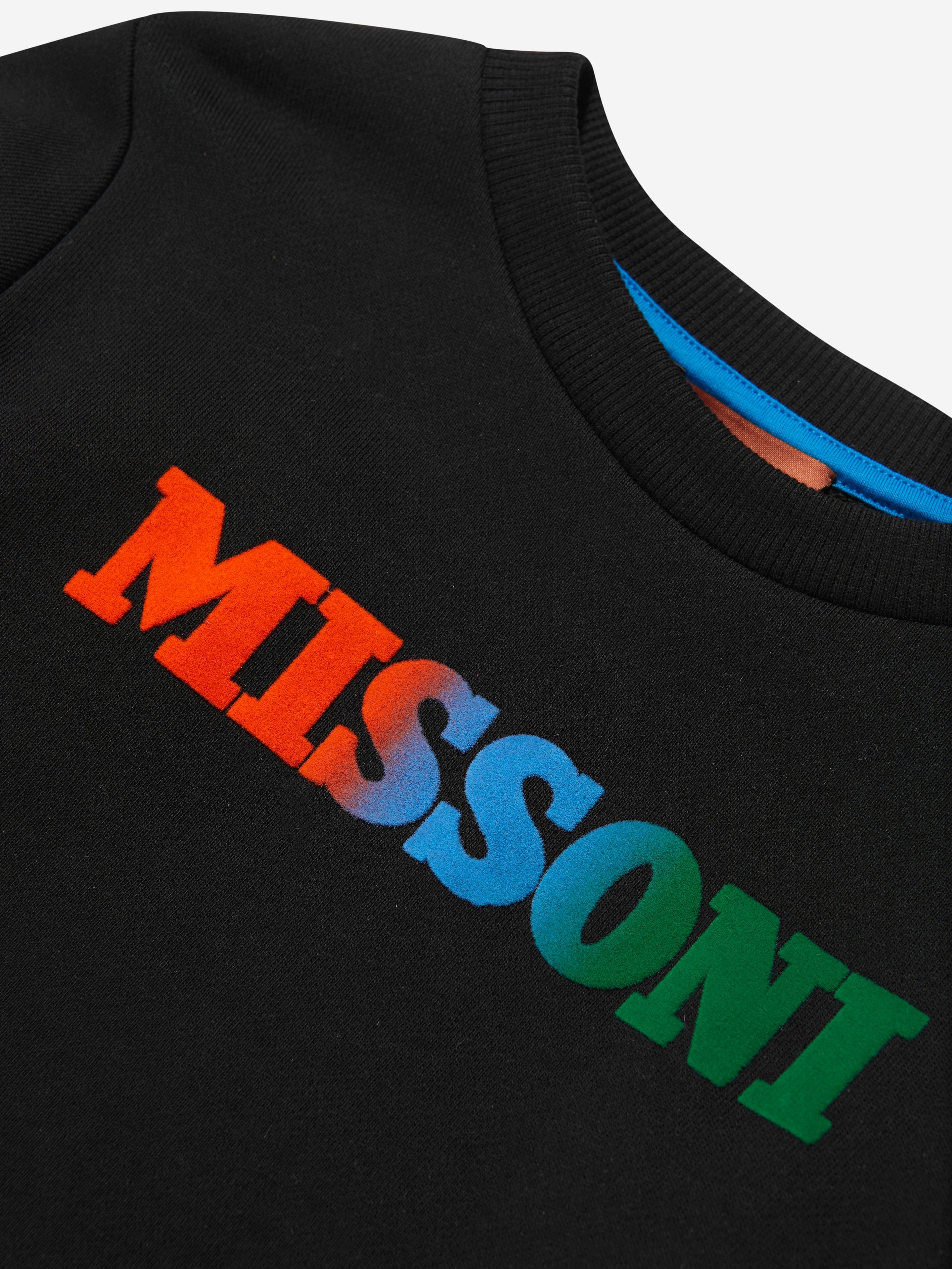 Missoni Boys Logo Sweatshirt in Black