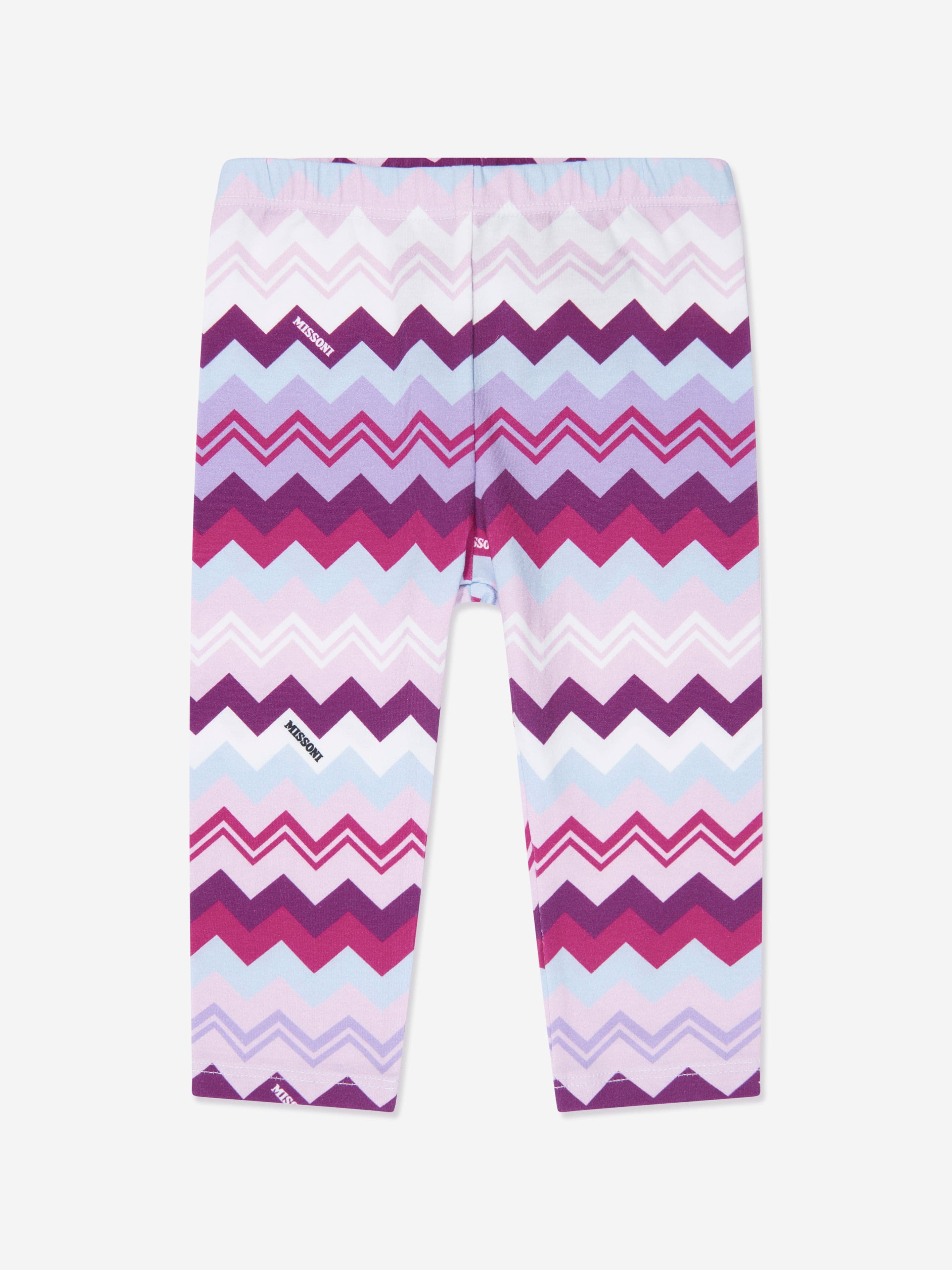 Missoni Baby Girls Zigzag Leggings in Pink