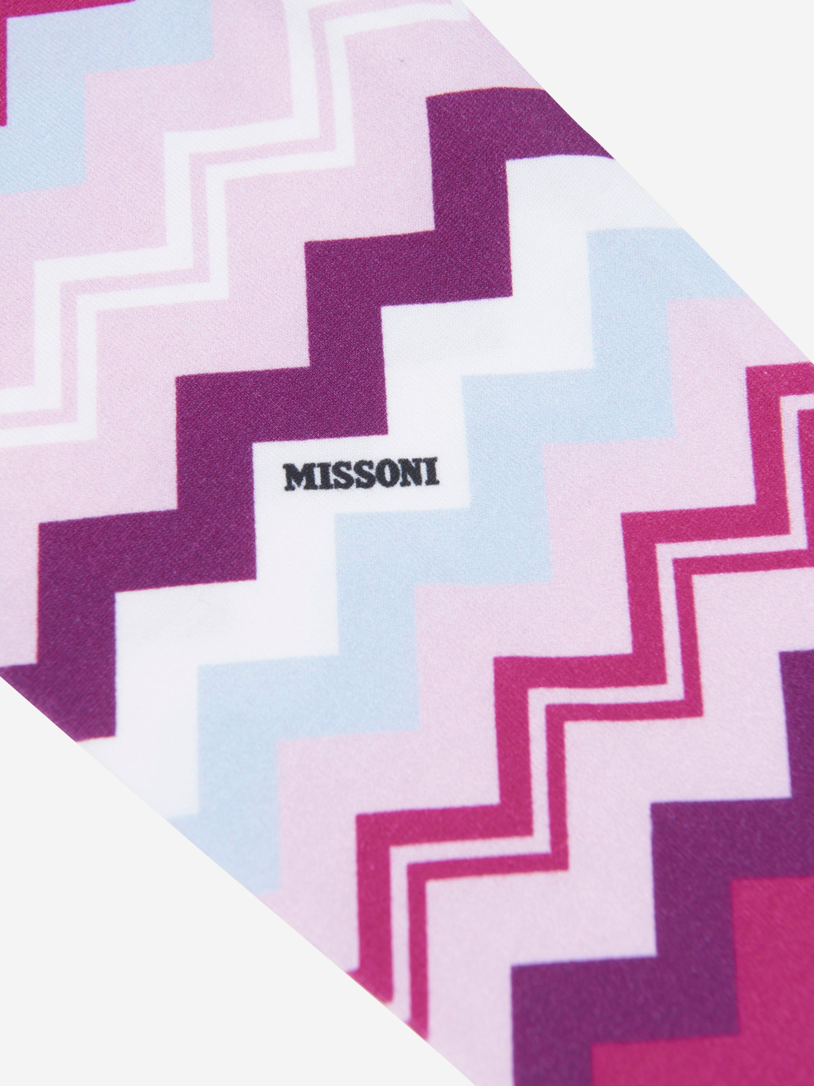 Missoni Baby Girls Zigzag Leggings in Pink