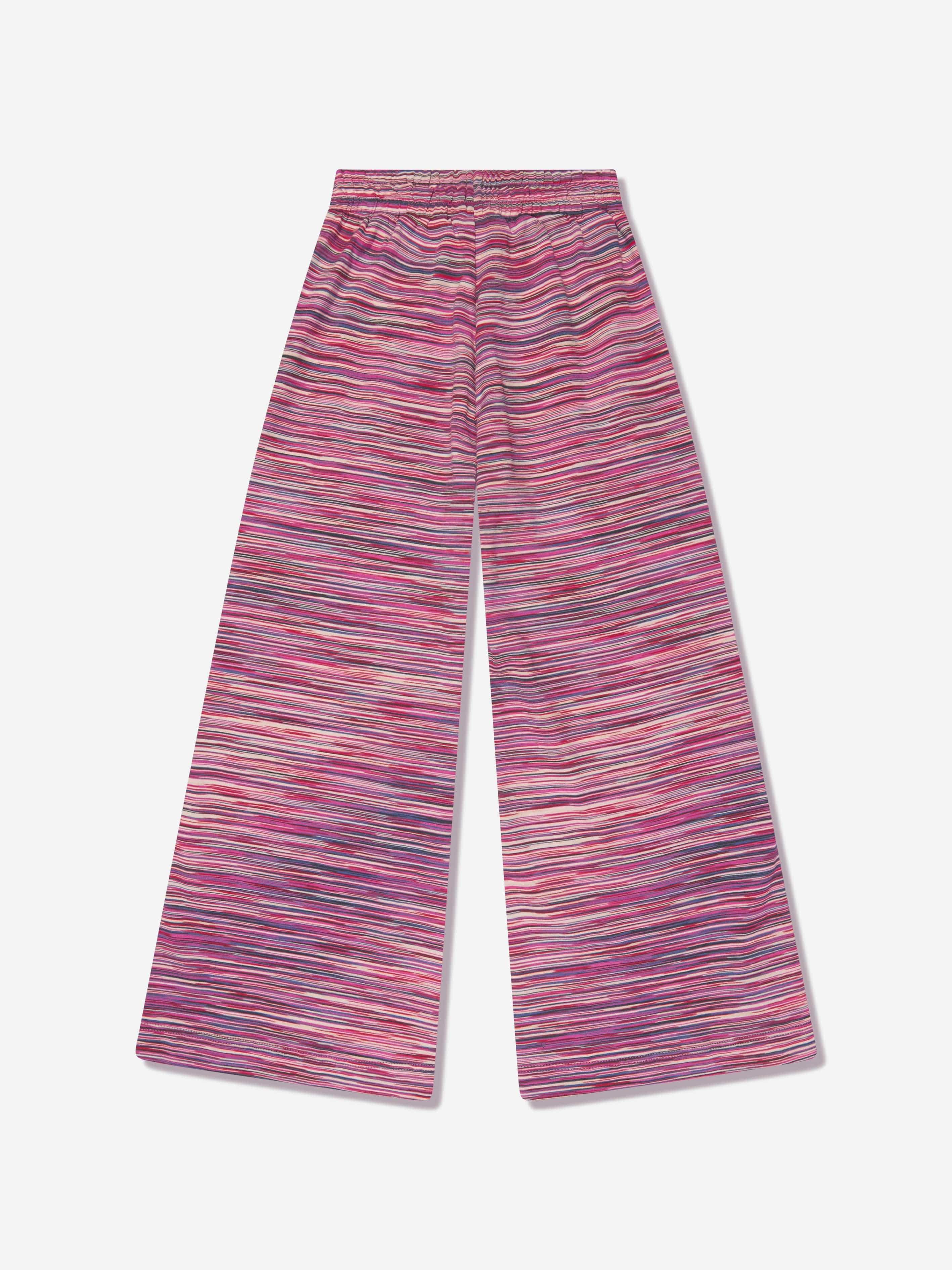 Missoni Girls Logo Joggers in Pink