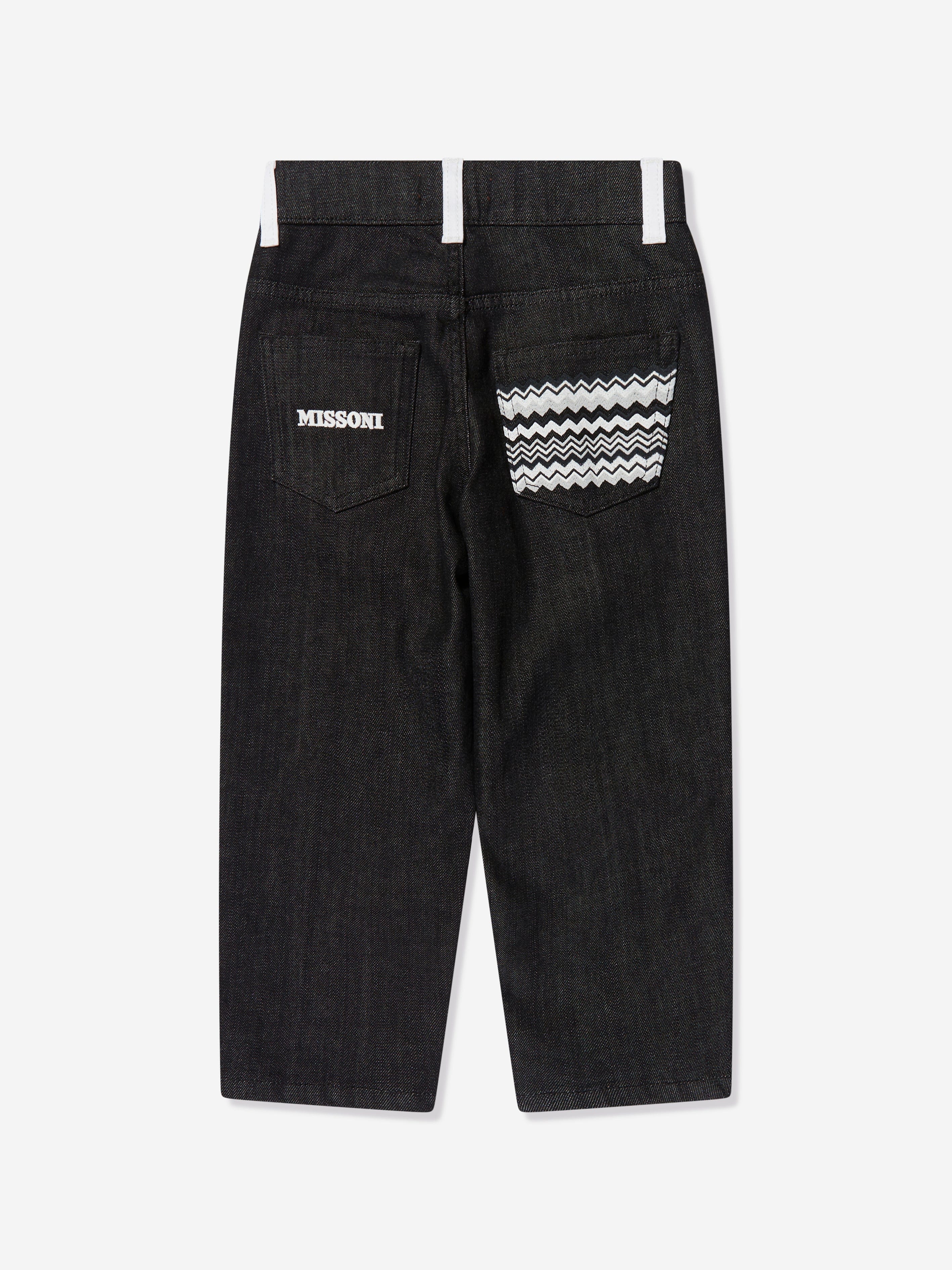 Missoni Boys Branded Trousers in Black