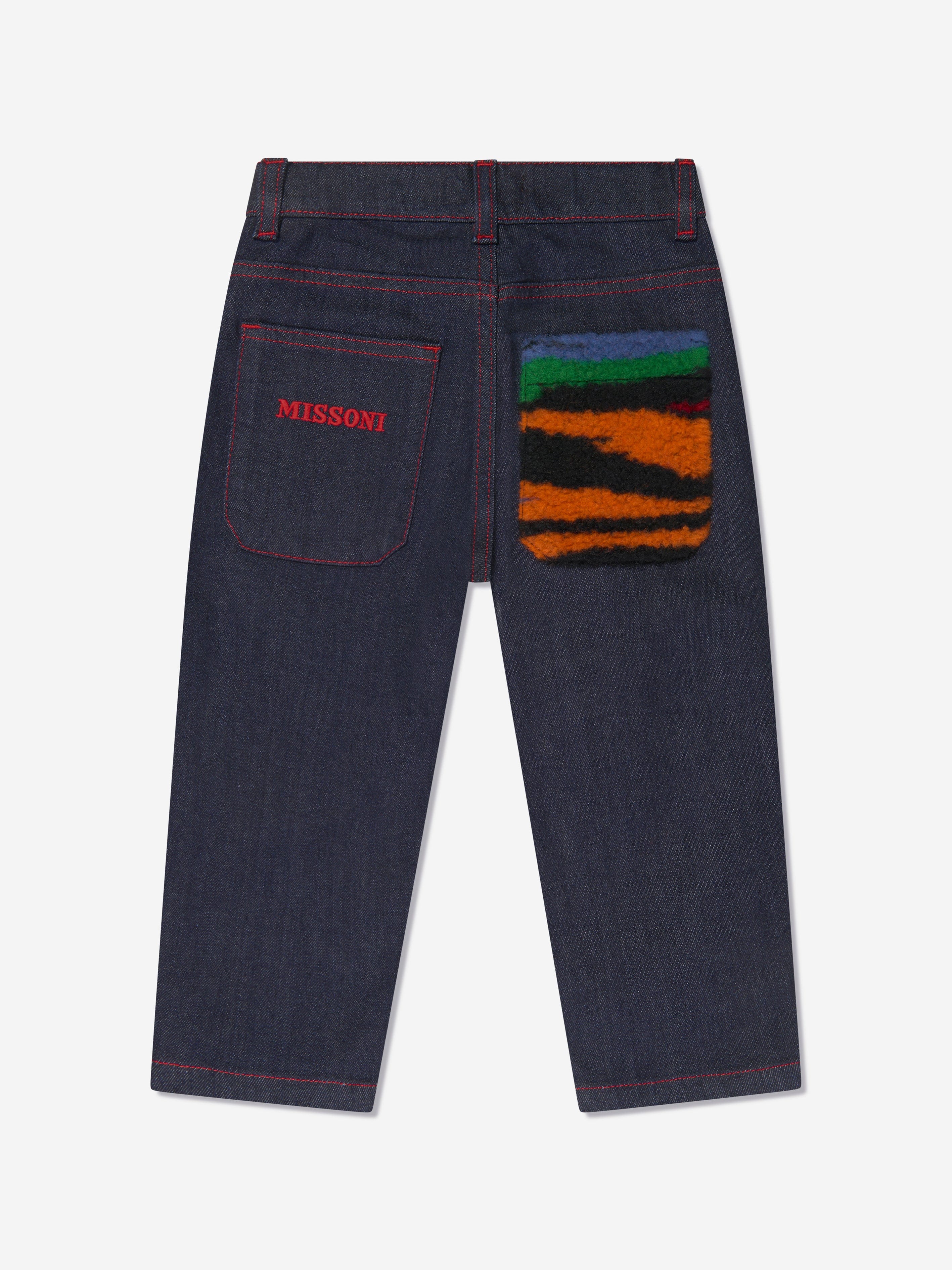 Missoni Boys Branded Trousers in Blue