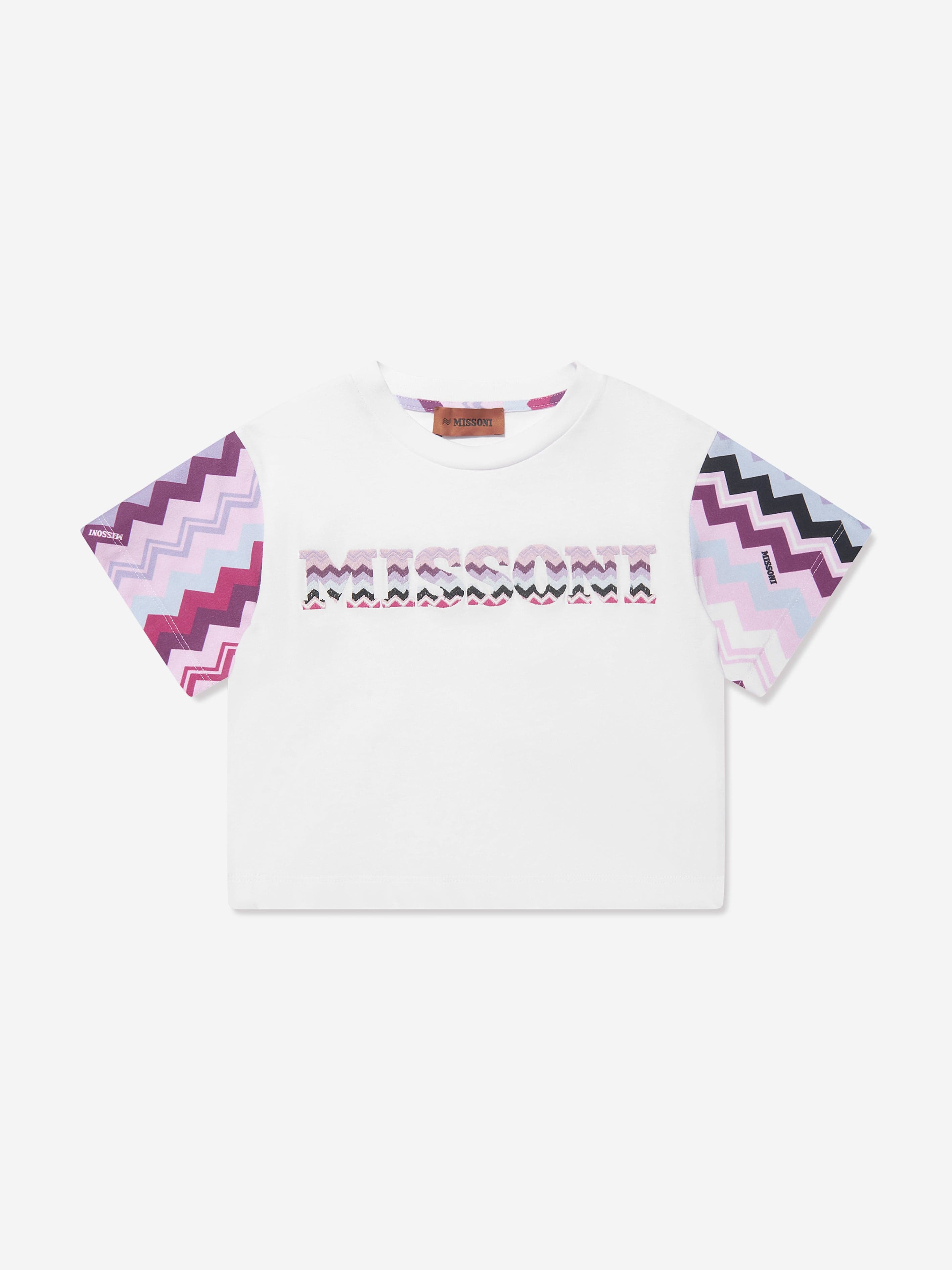 Missoni Girls Logo T-Shirt in White