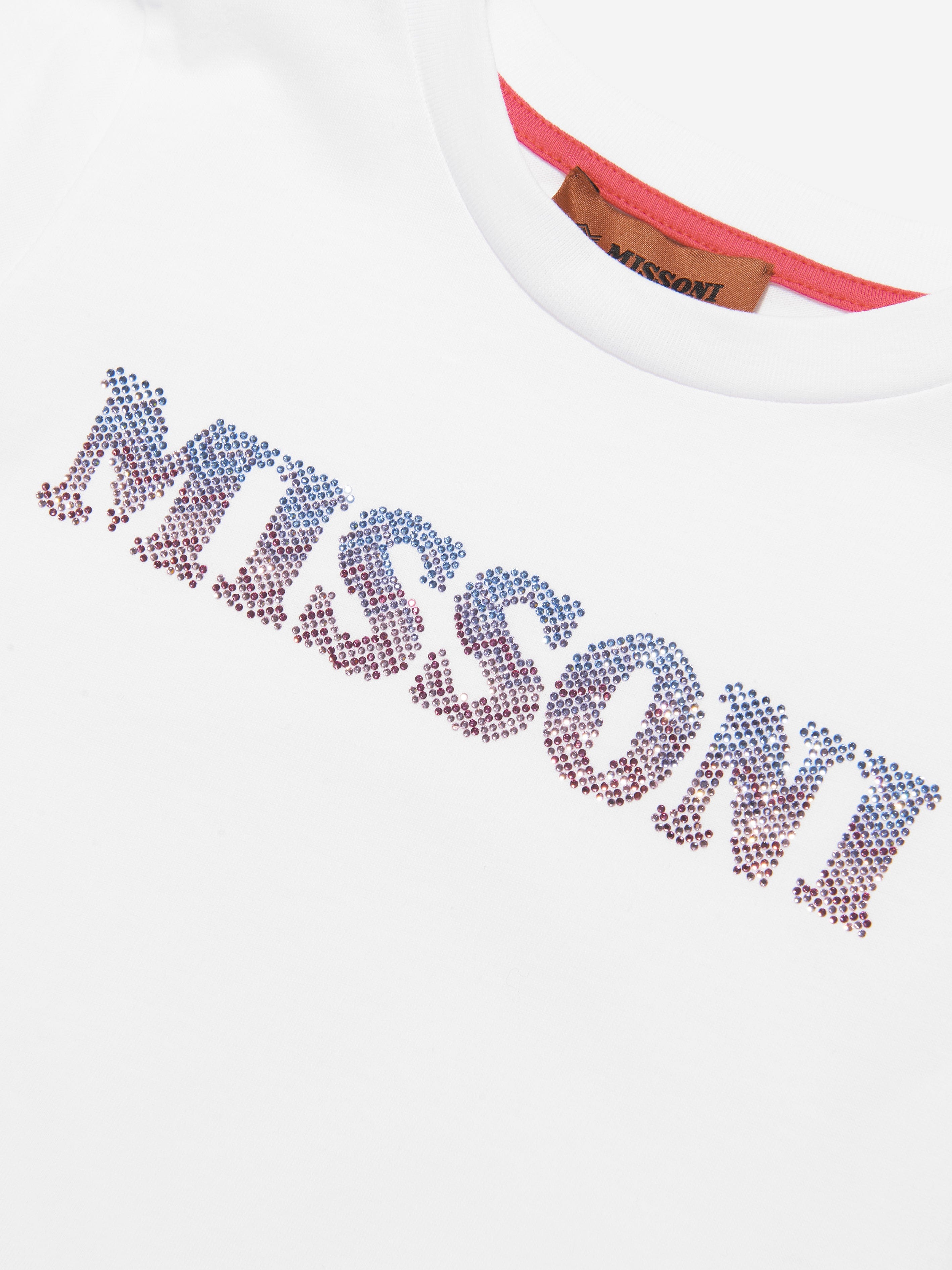 Missoni Girls Logo T-Shirt in White