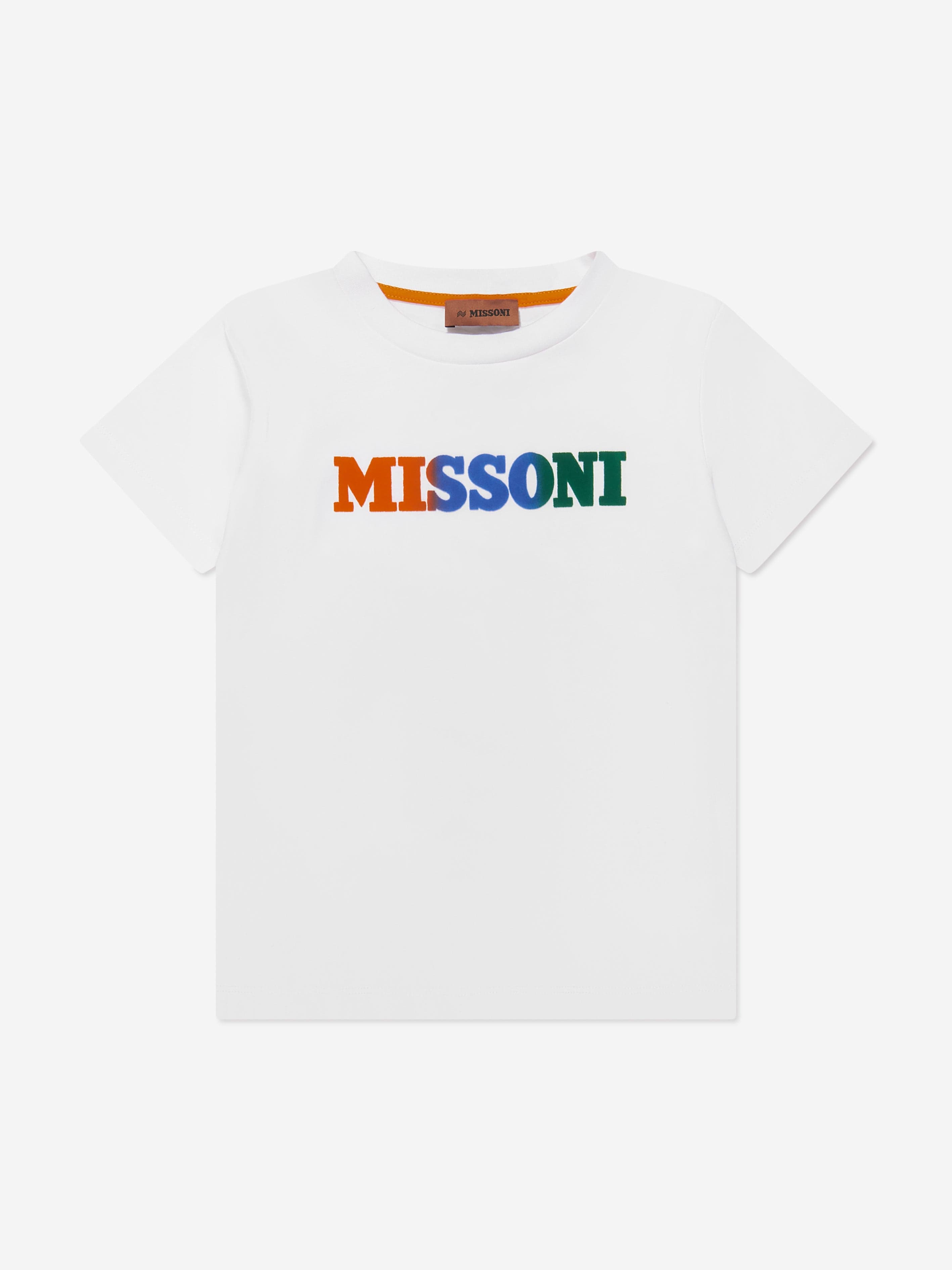 Missoni Boys Logo T-Shirt in White