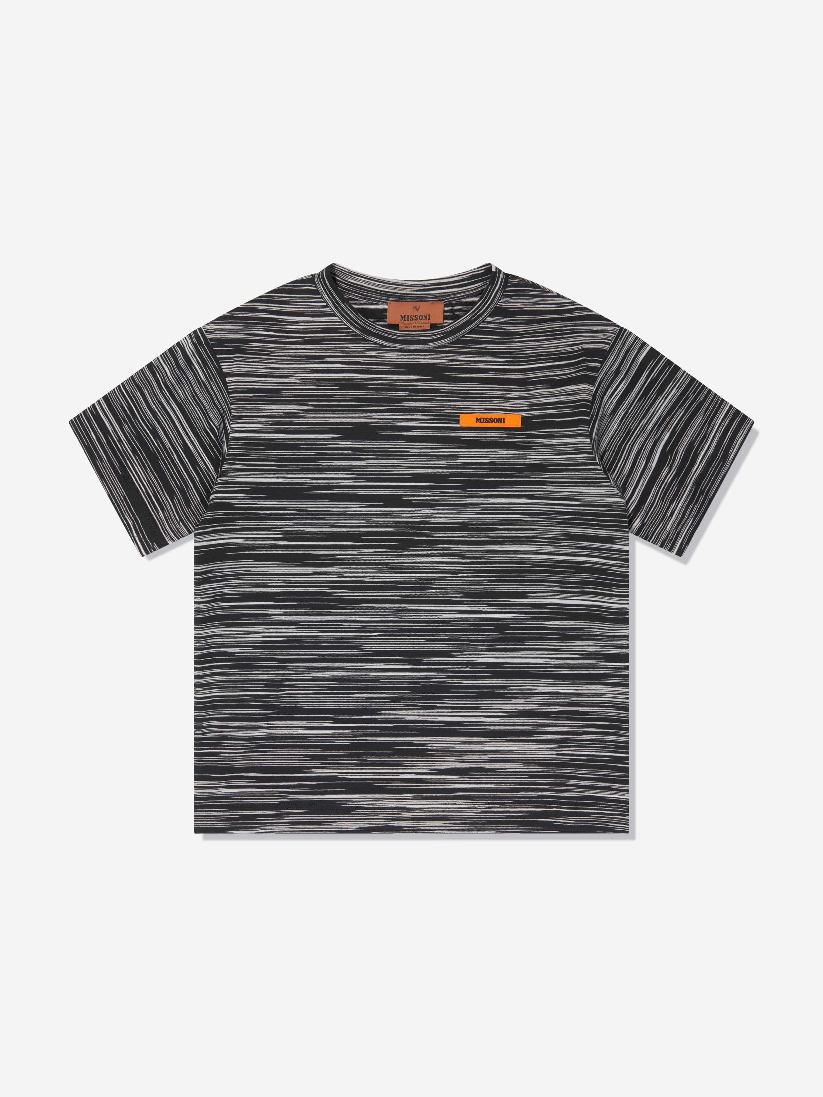 Missoni Boys Branded T-Shirt in Black