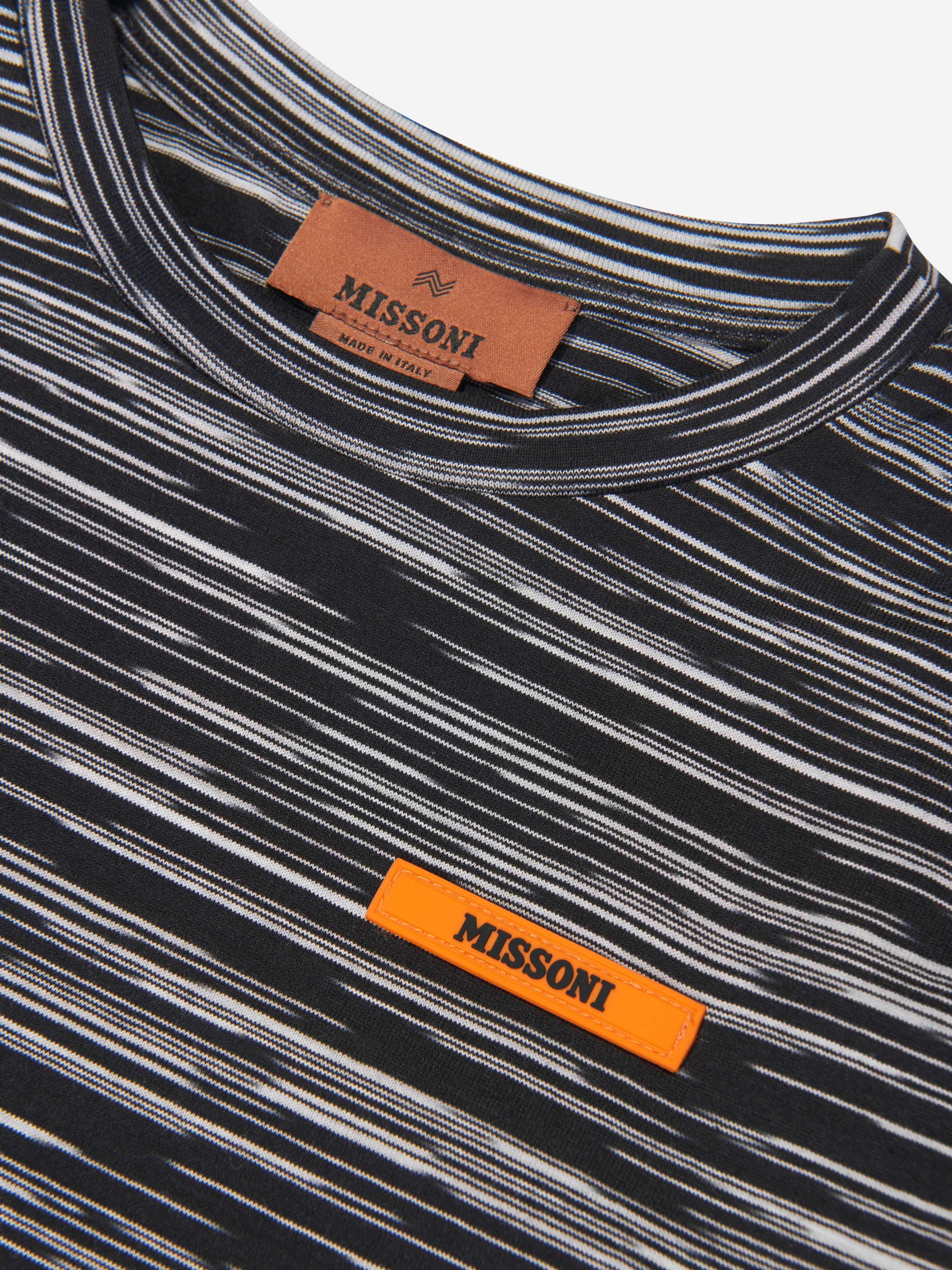 Missoni Boys Branded T-Shirt in Black