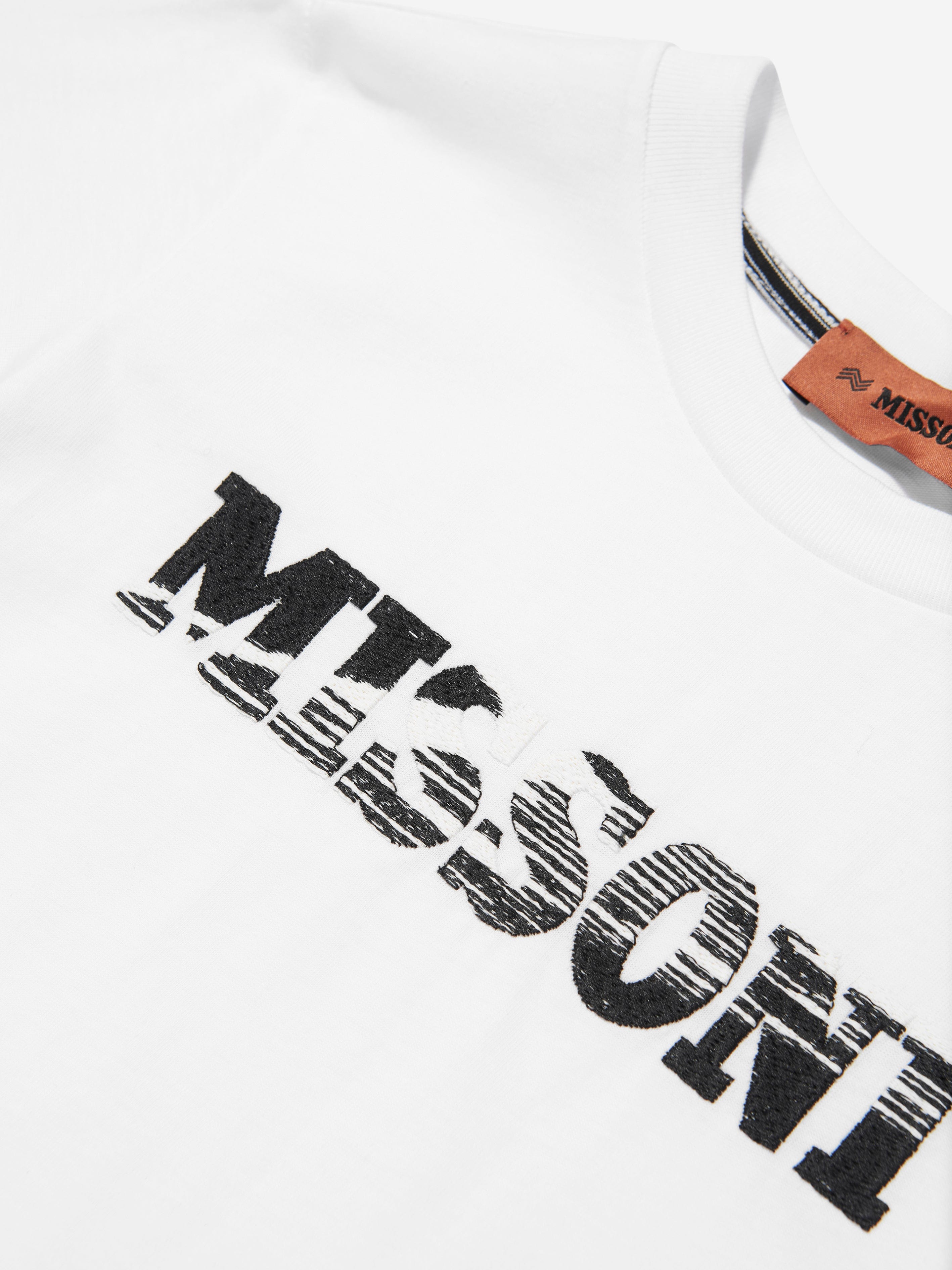 Missoni Boys Logo T-Shirt in White