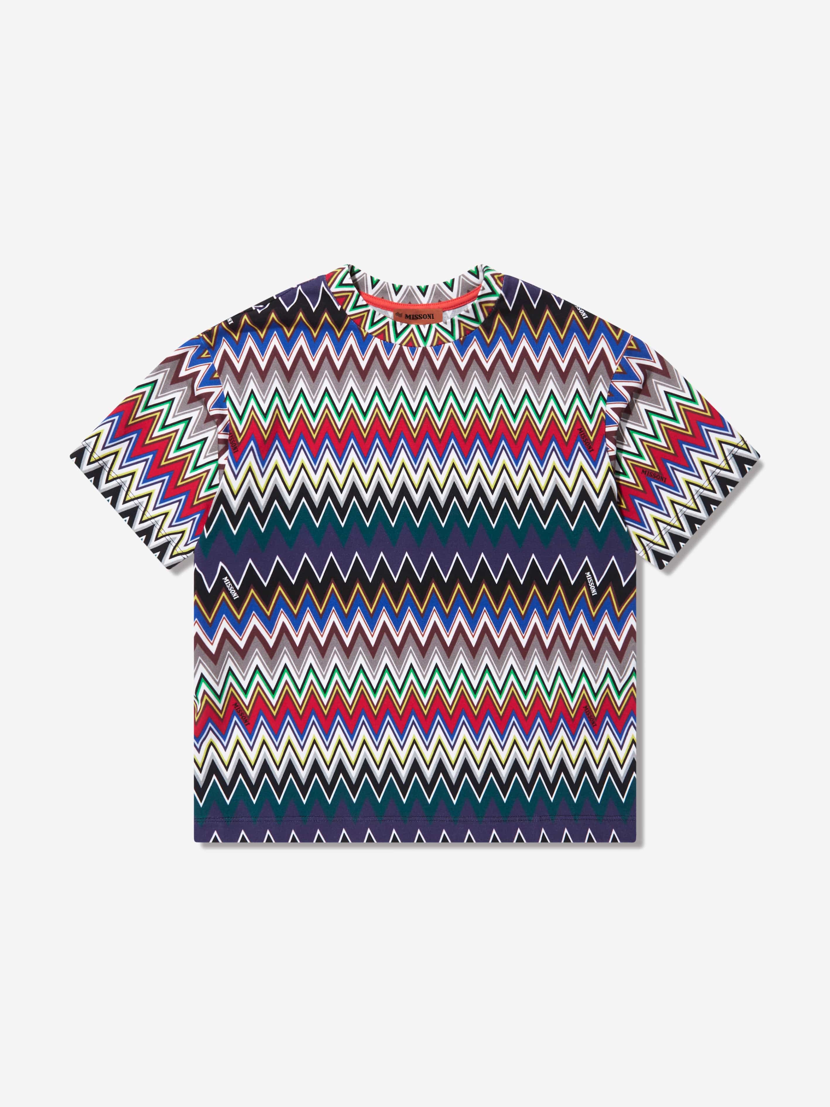 Missoni Boys Zigzag T-Shirt in Multicolour