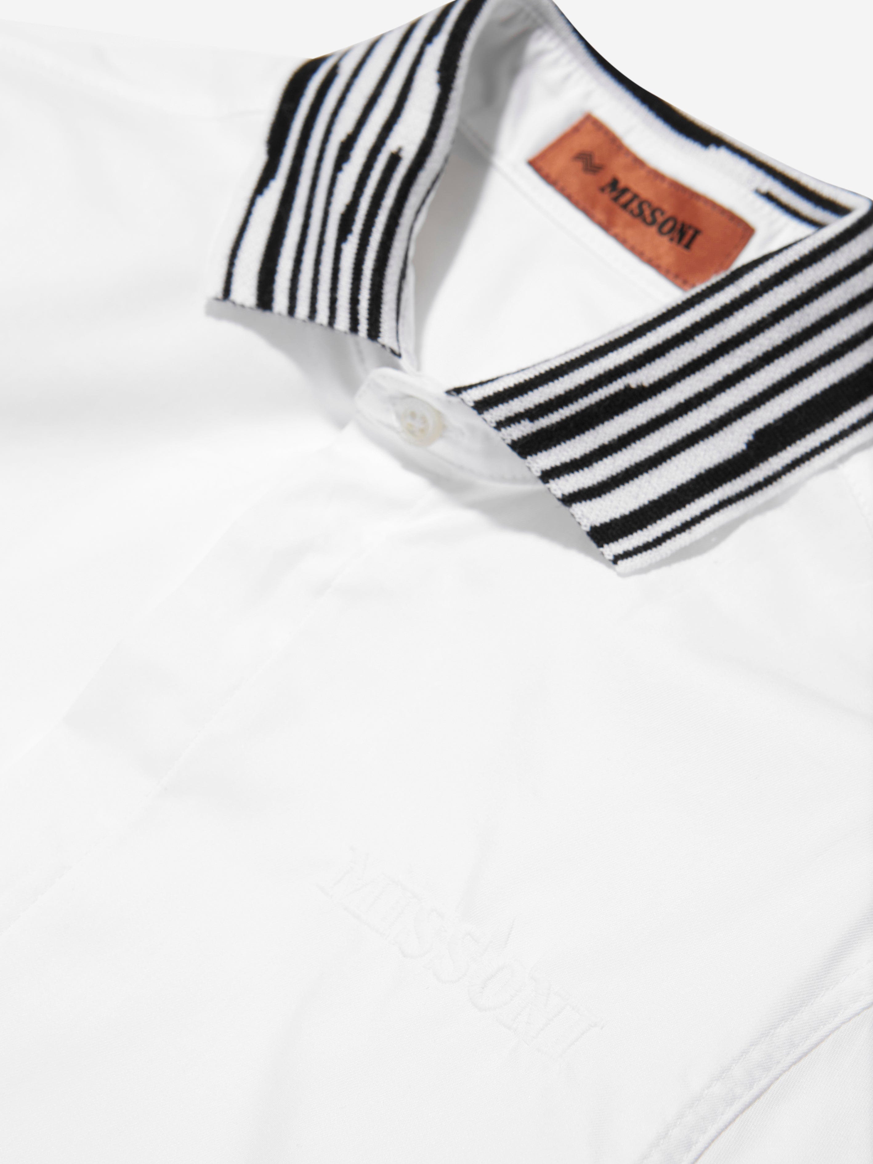 Missoni Boys Branded Shirt in White