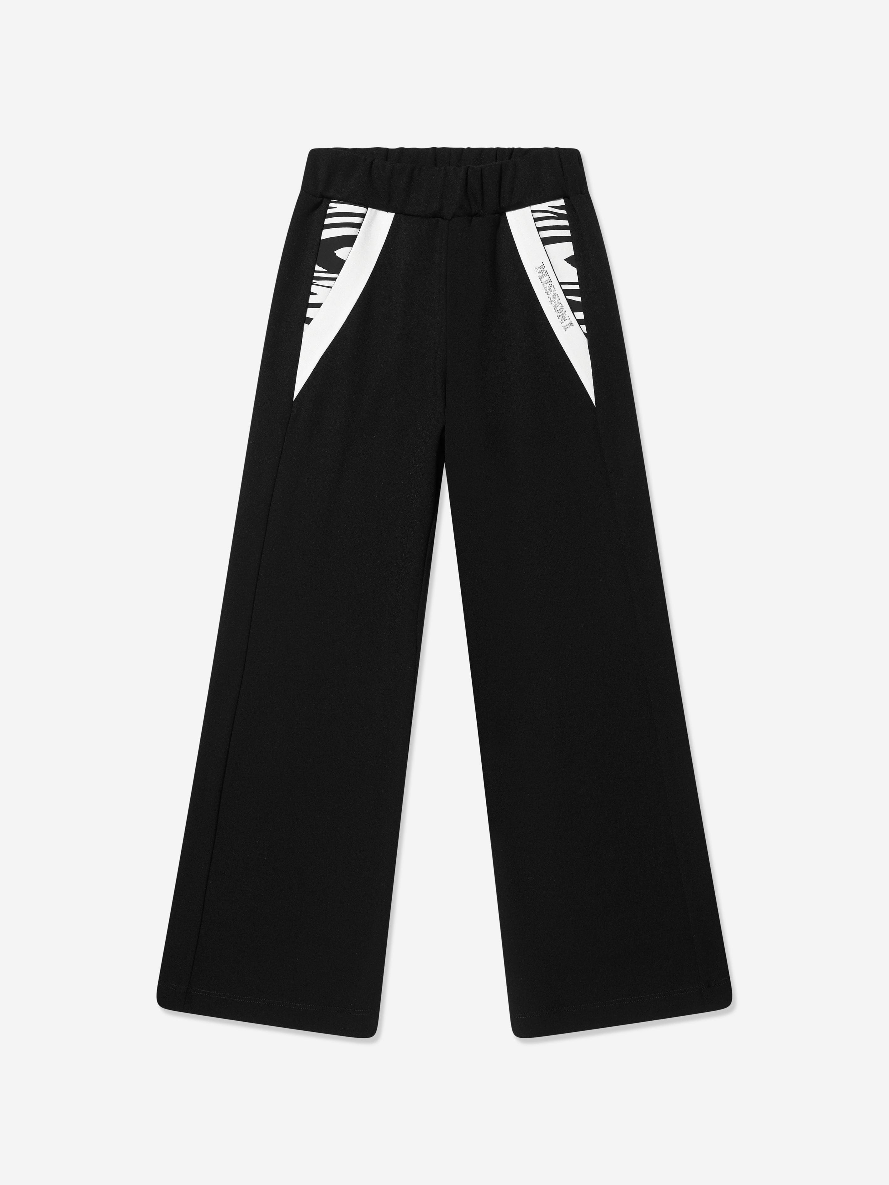 Missoni Girls Branded Joggers in Black