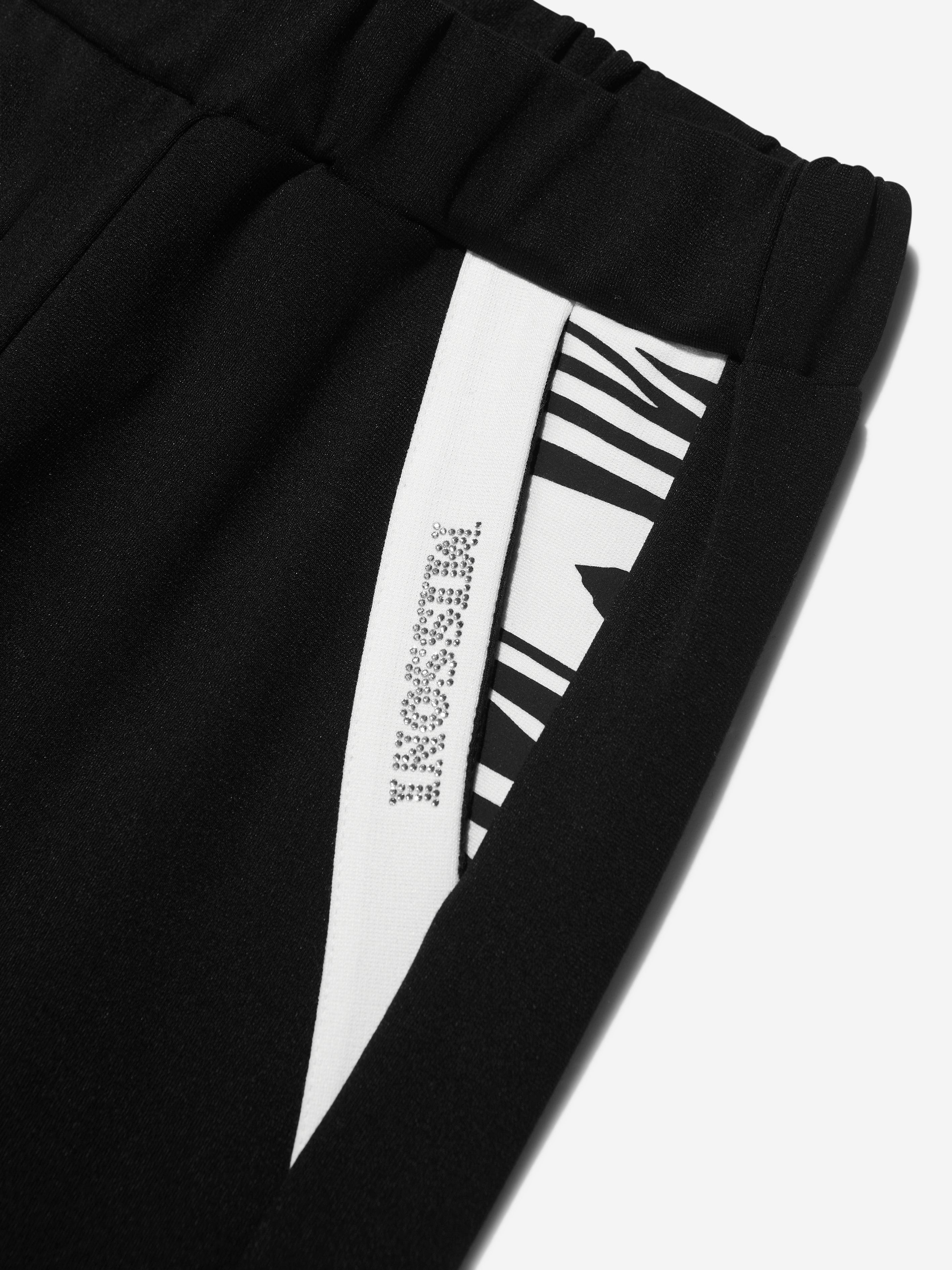 Missoni Girls Branded Joggers in Black