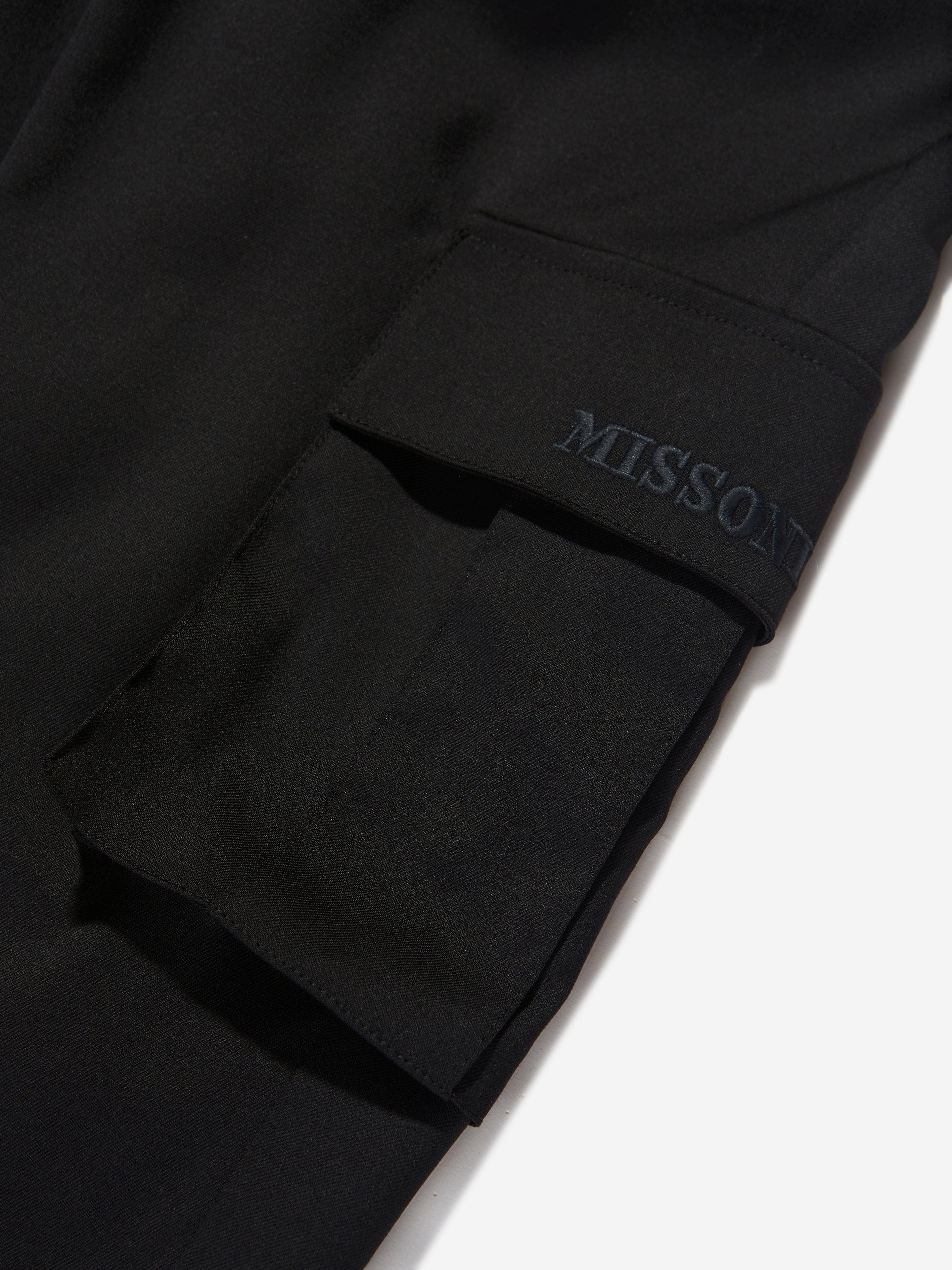 Missoni Boys Cargo Trousers in Black