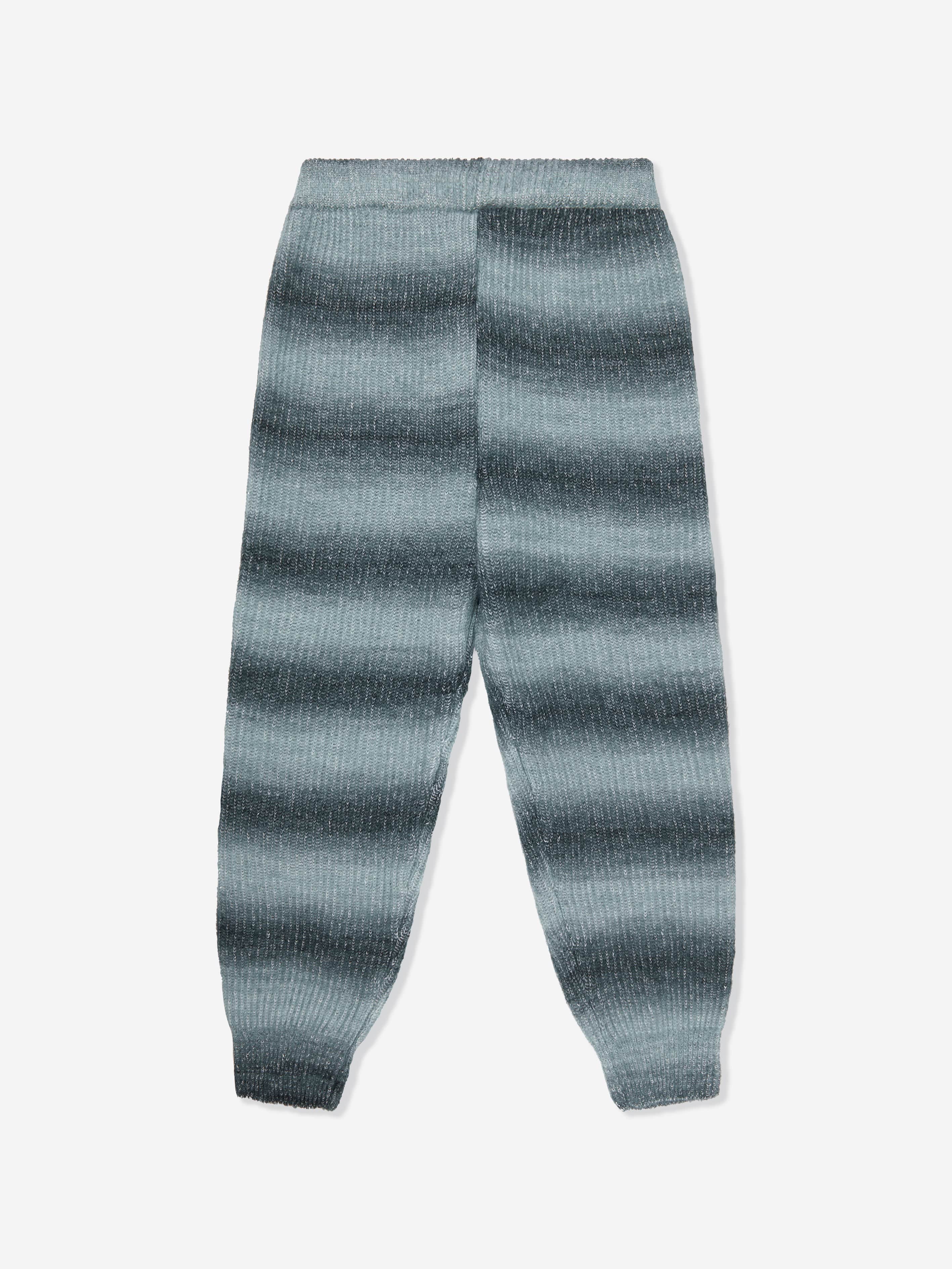 Missoni Kids Knitted Trousers in Grey