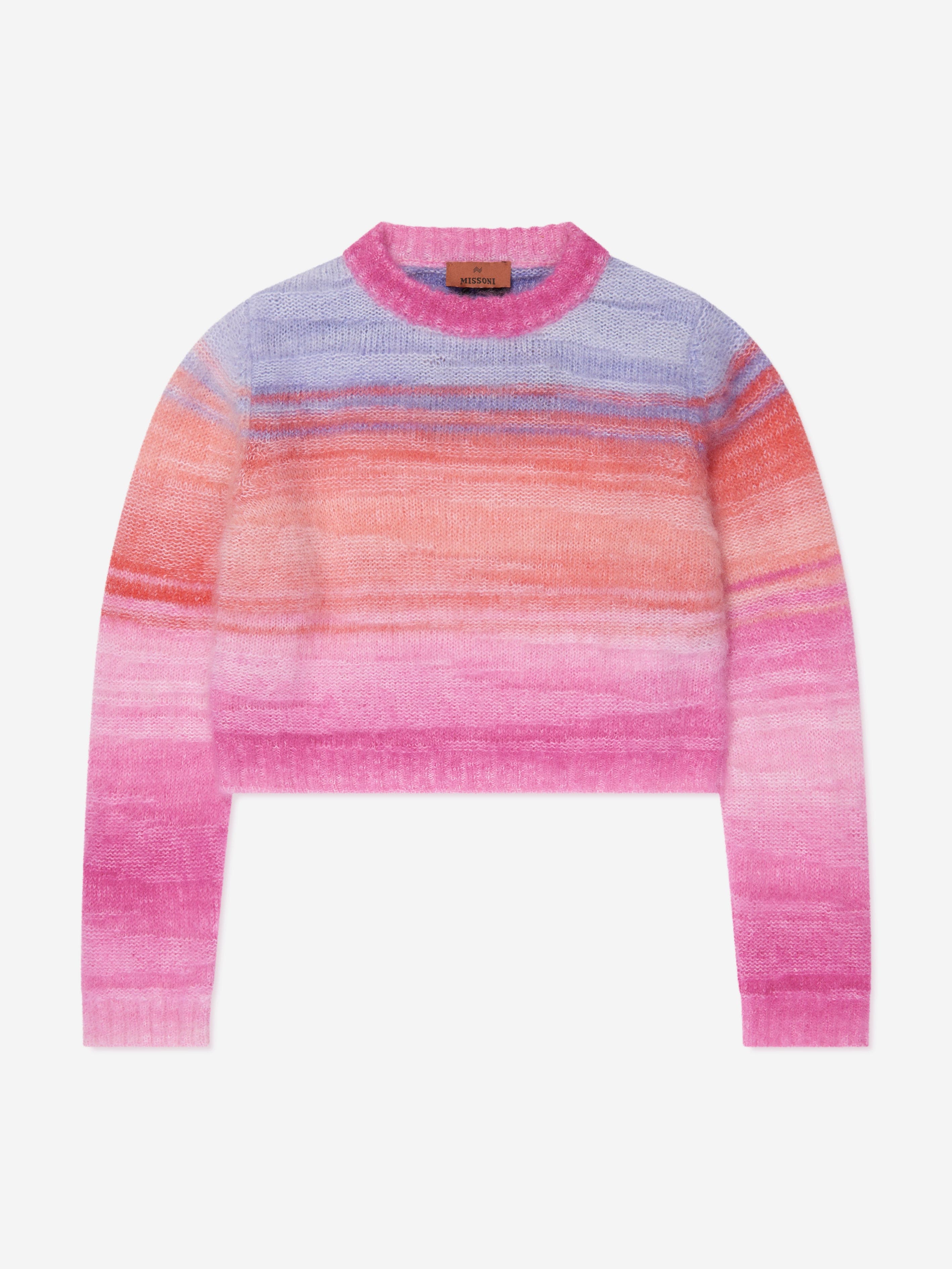 Missoni Girls Knitted Jumper in Multicolour