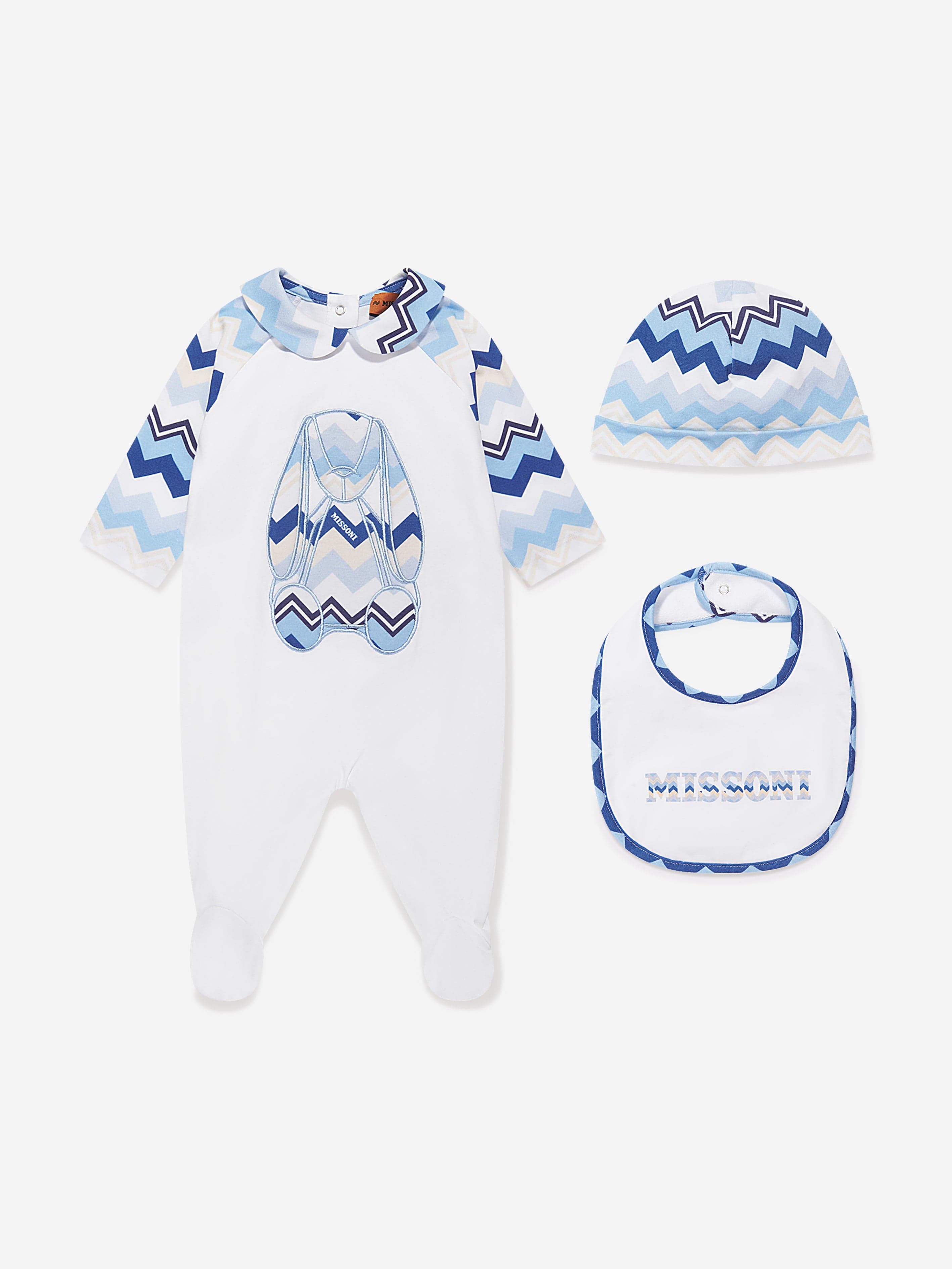 Missoni Baby Boys Gift Set in White