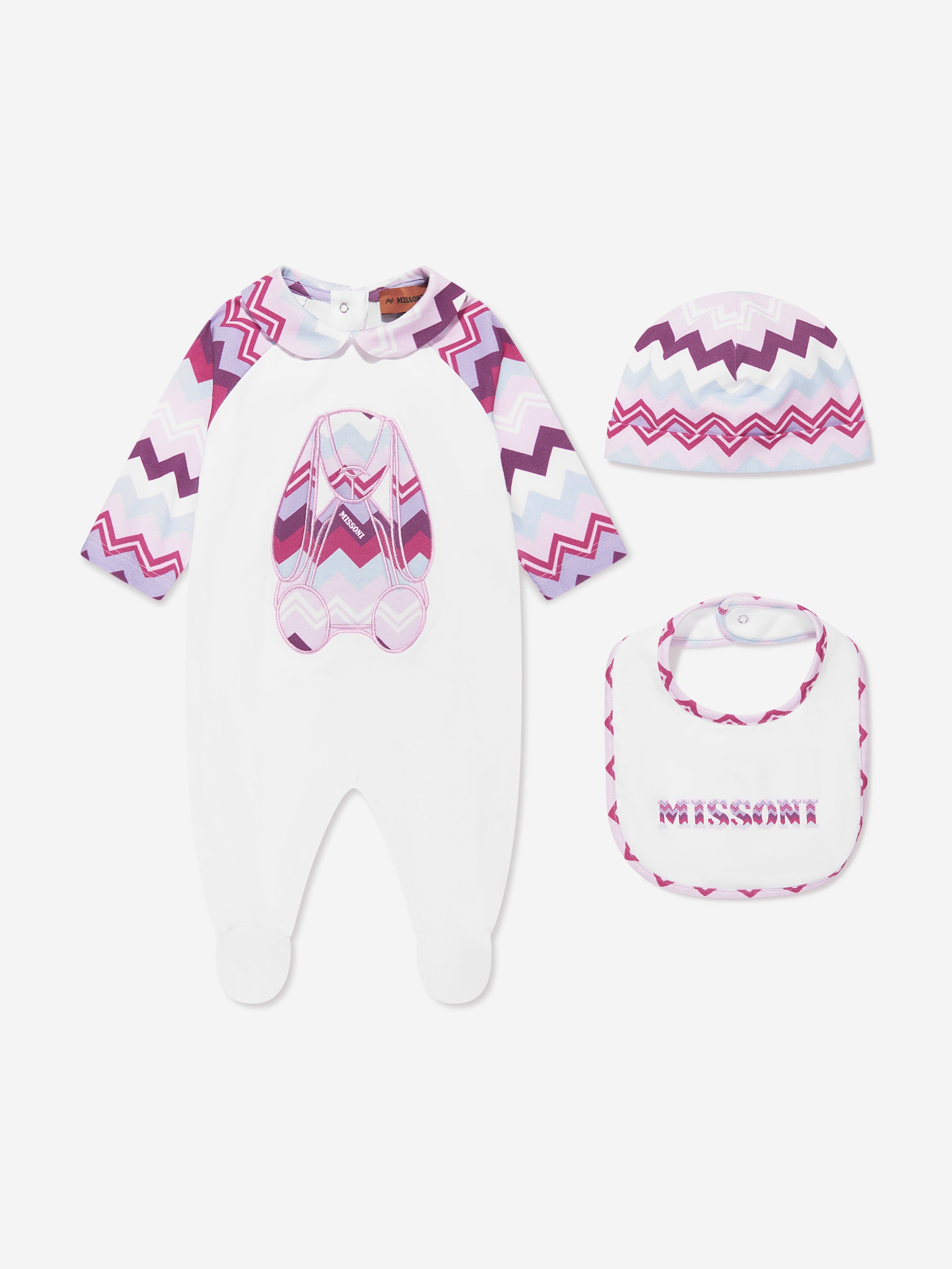 Missoni Baby Girls Gift Set in White